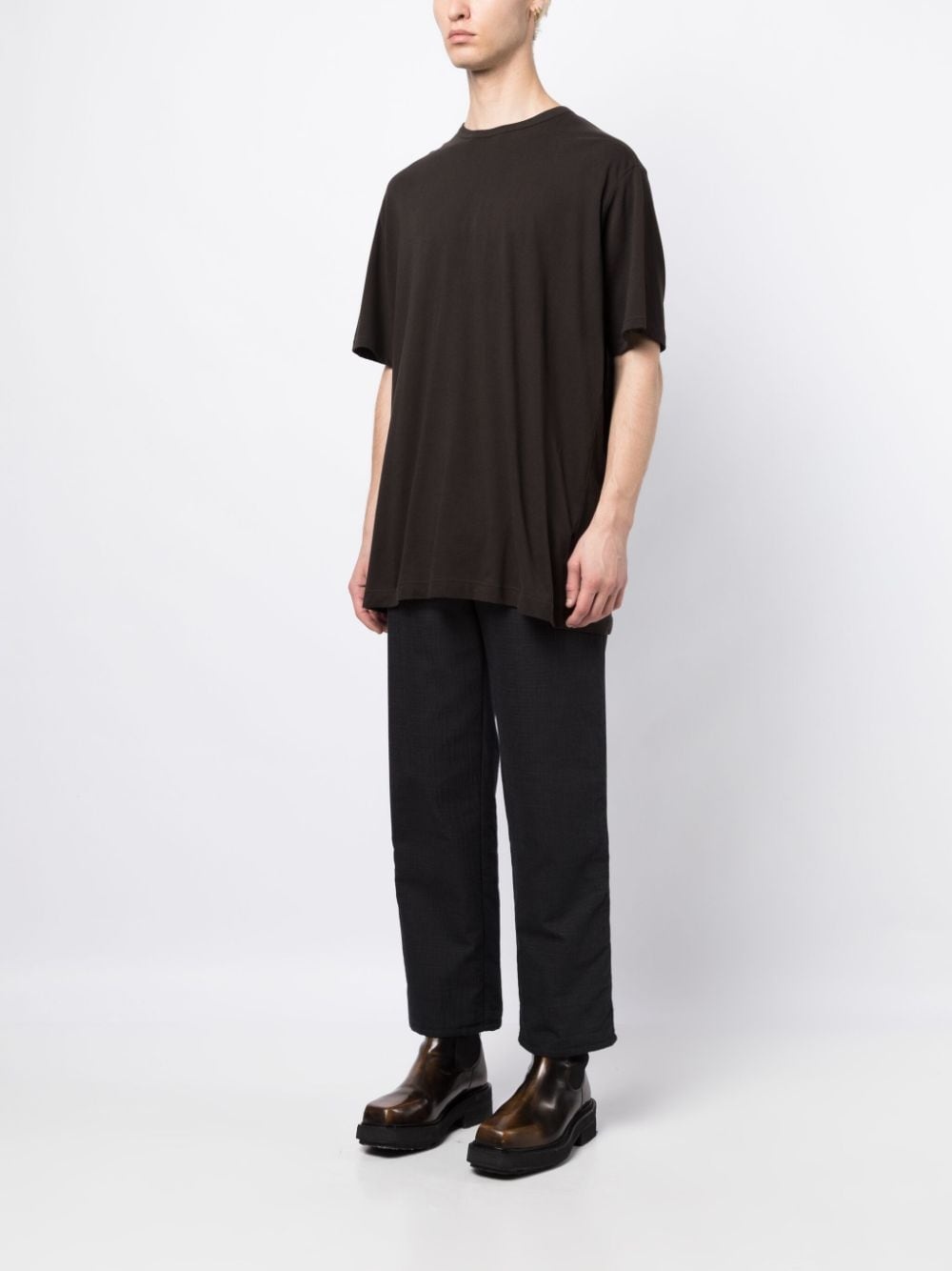 crew-neck cotton T-shirt - 3