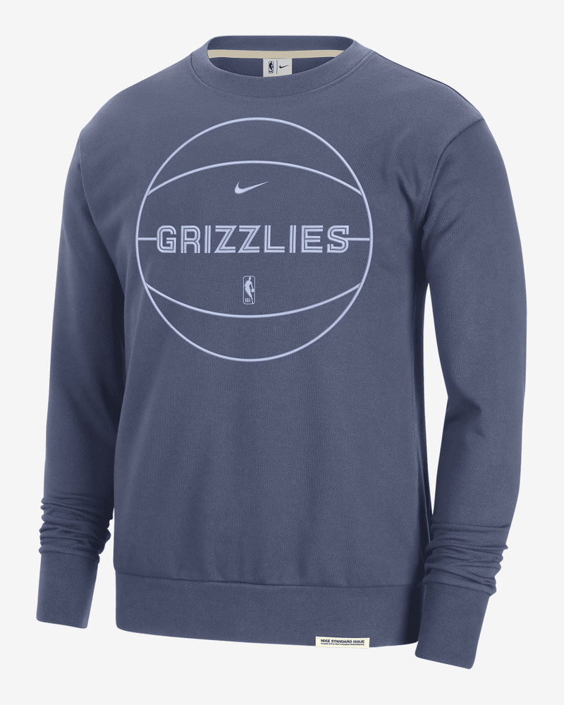 Memphis Grizzlies Standard Issue Nike Men's Dri-FIT NBA Sweatshirt - 1