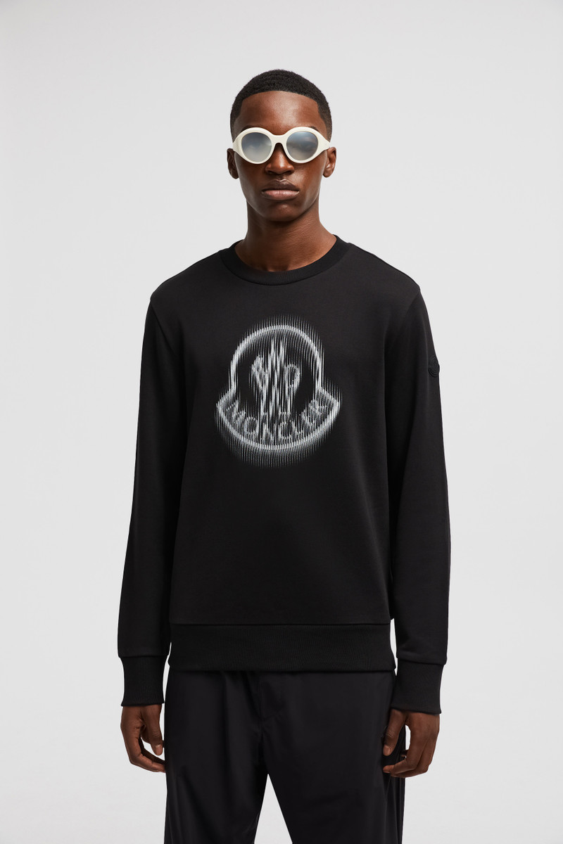 Moncler Blurred Logo Sweatshirt outlook