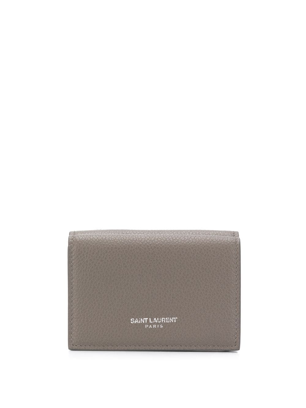 tiny grained-leather wallet - 1