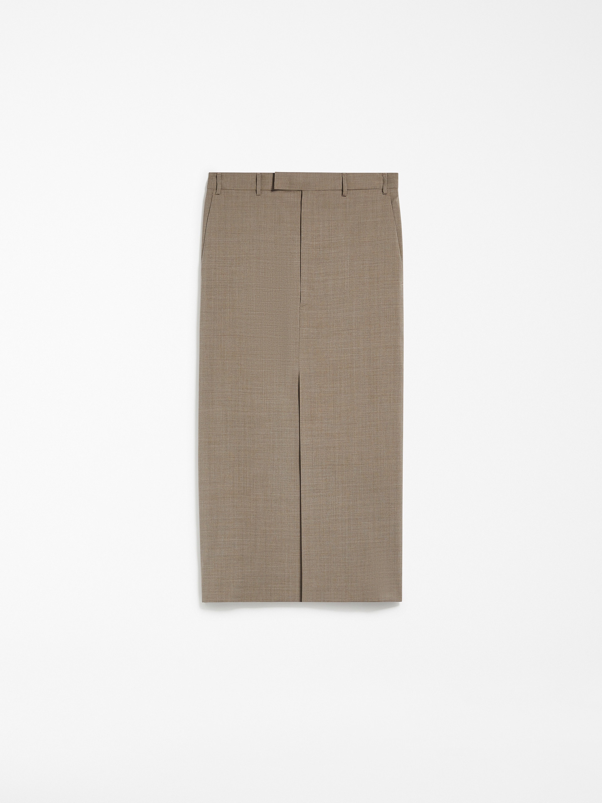 ATOLLO Stretch wool midi skirt - 1
