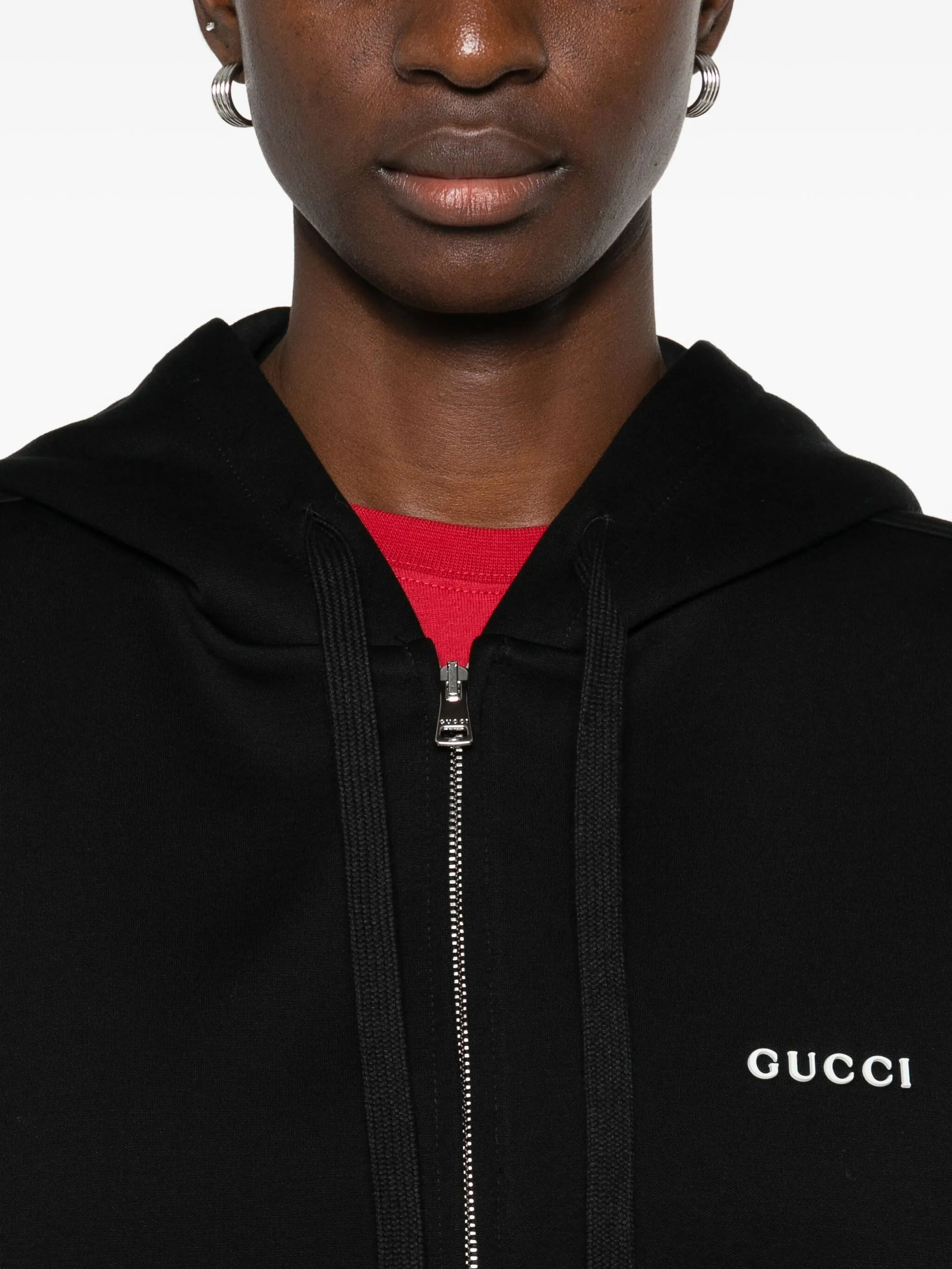 Gucci Cotton Zip-up Hoodie - 5