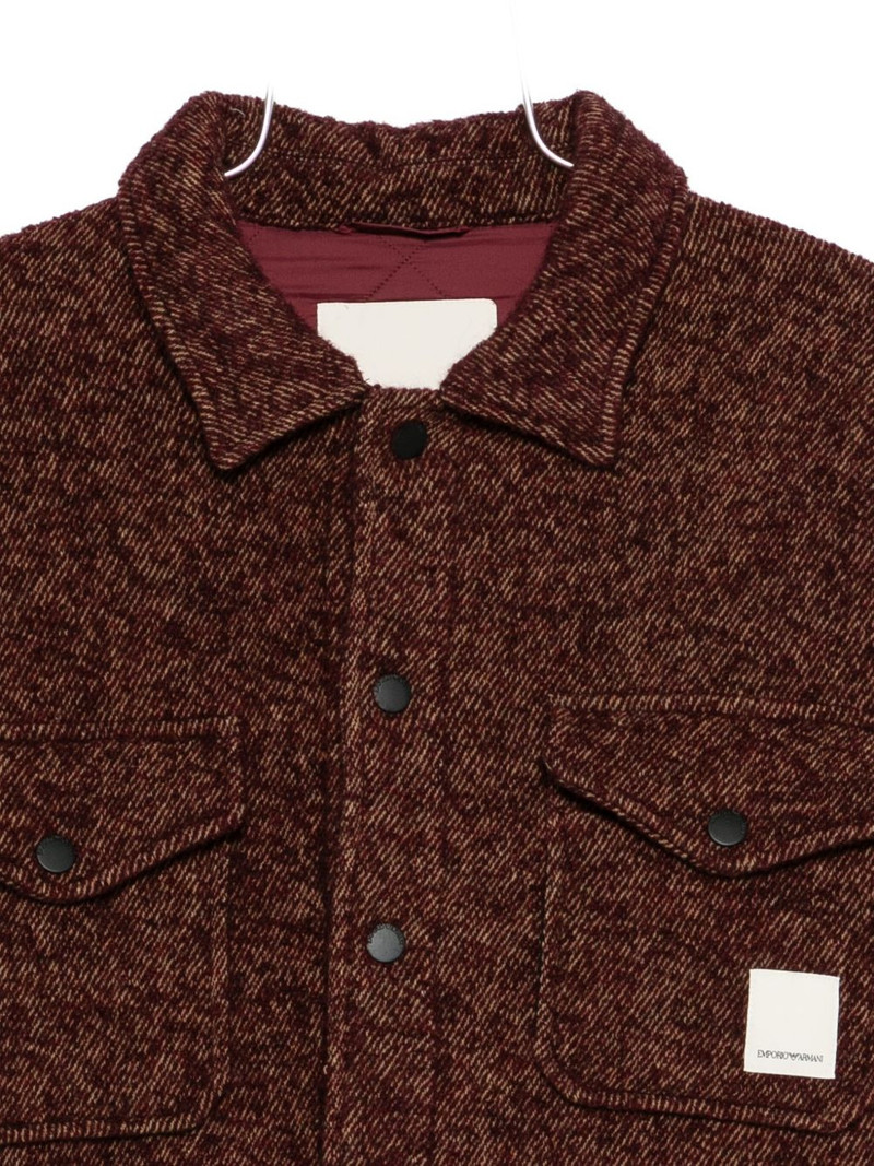 Overshirt in mixed wool bouclé 3