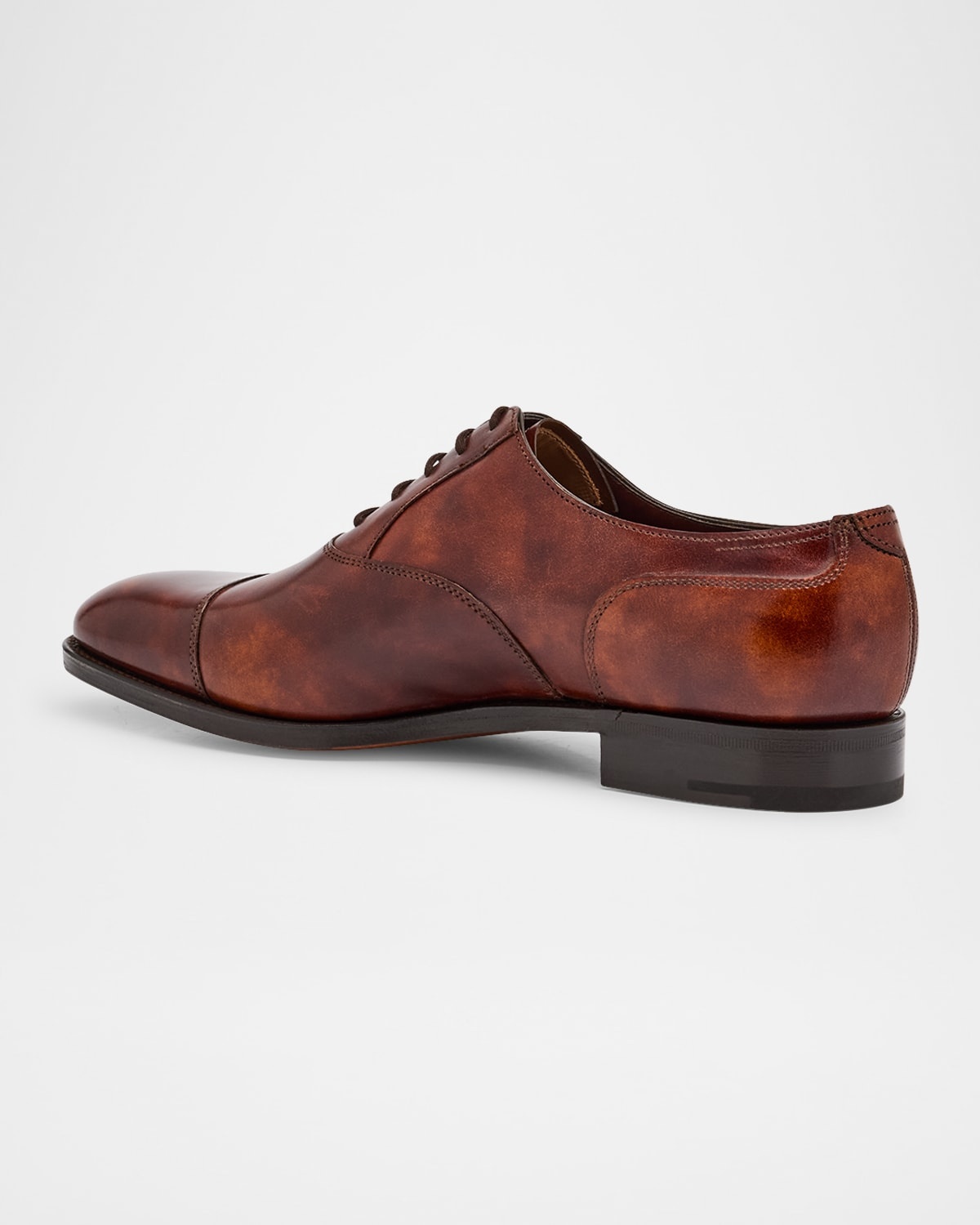Men's Taunton Cap Toe Leather Oxfords - 2