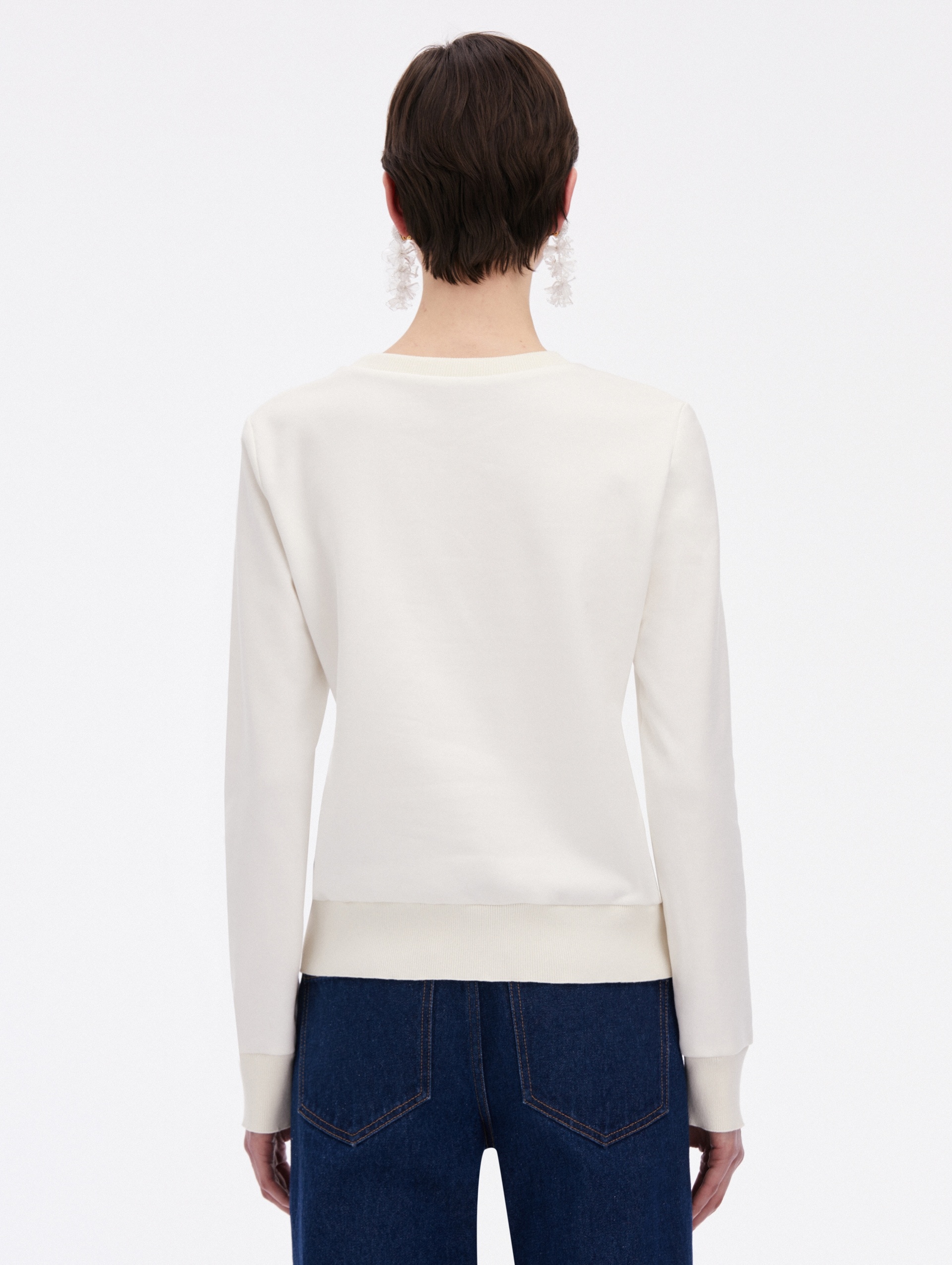 CHRYSANTHEMUM JERSEY PULLOVER - 3