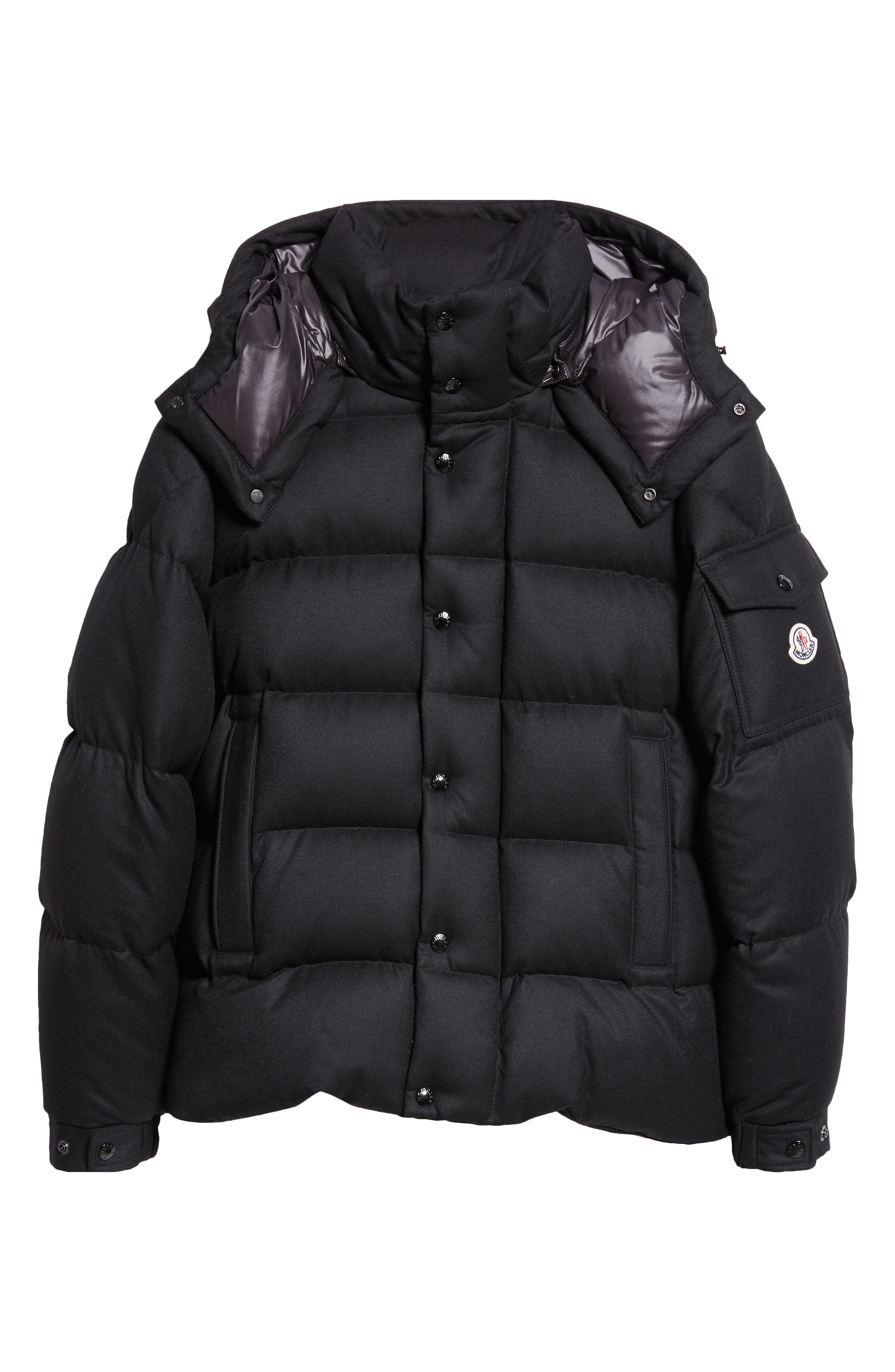 Moncler Vezere Down Puffer Jacket with Removable Hood in Black at Nordstrom - 6
