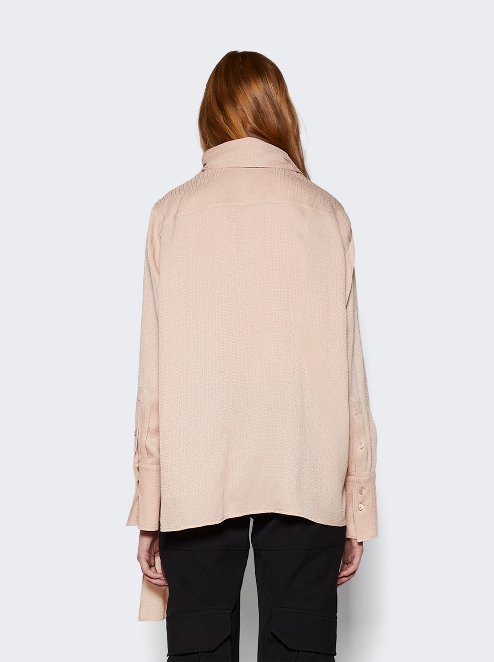 Lavalliere Blouse Beige Pink - 5