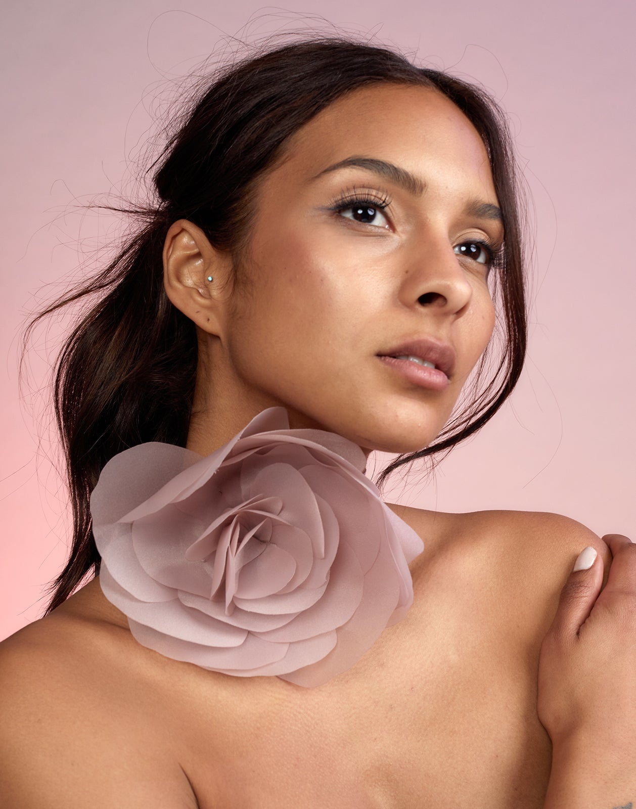 Organza Flower Ties - 1