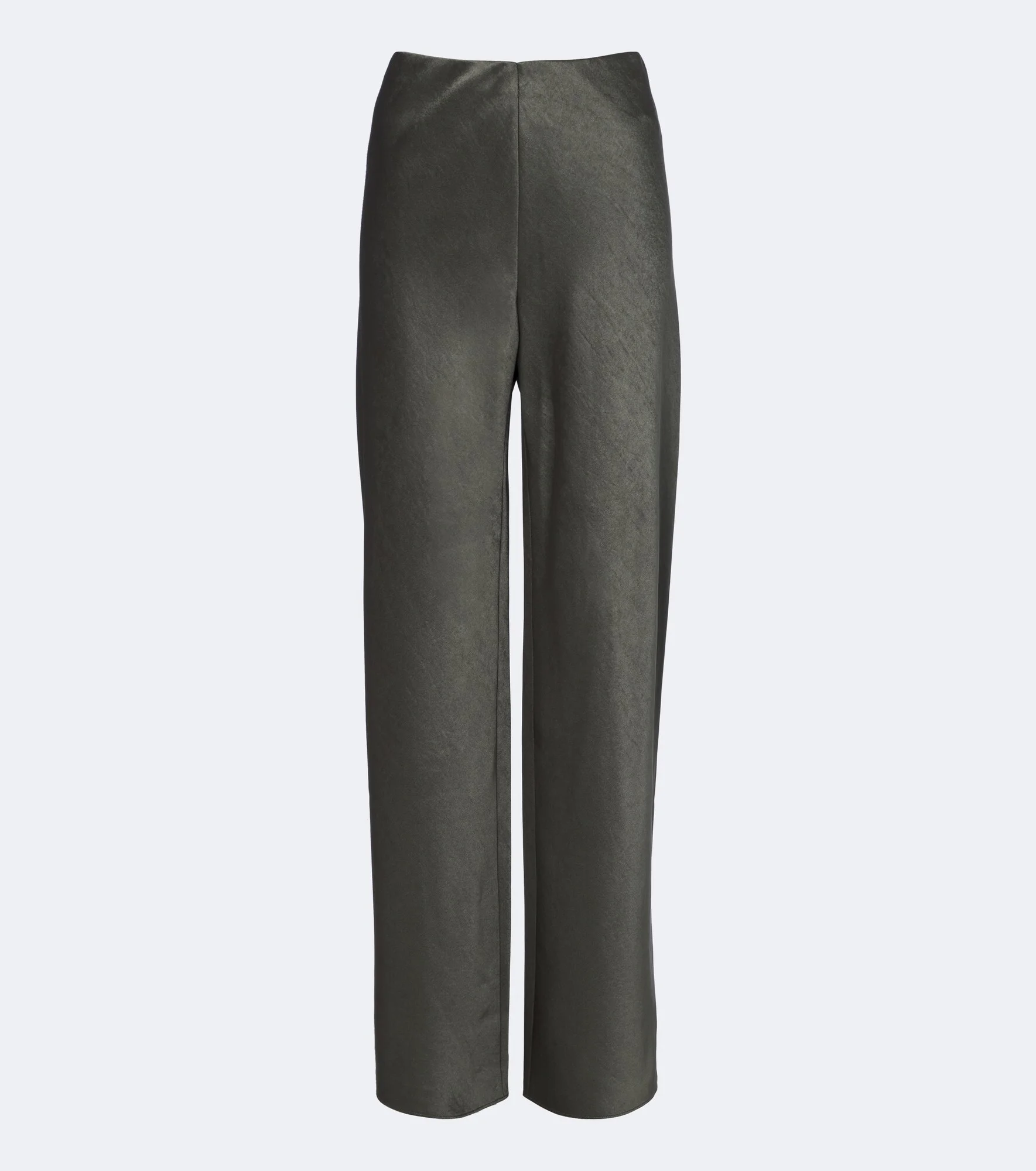 Colette satin wide-leg pants - 1