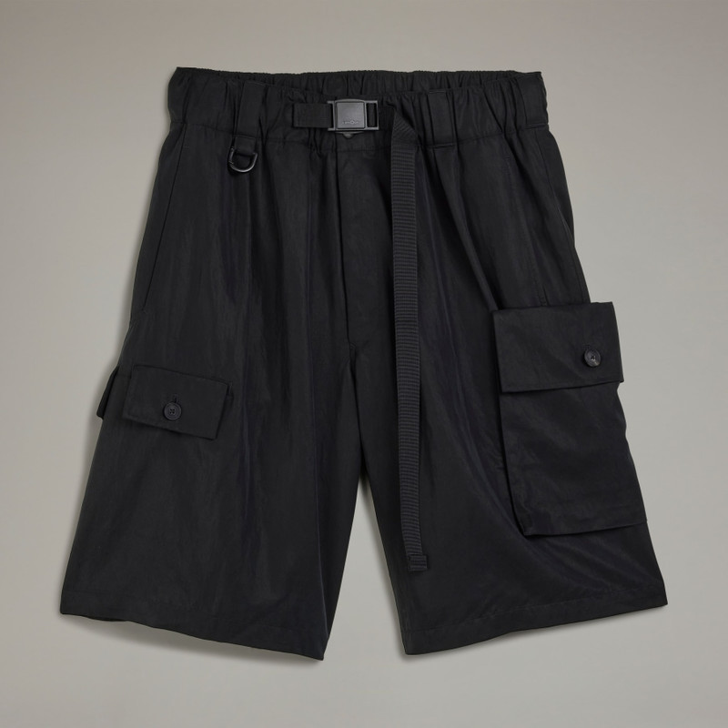 Y-3 Washed Twill Shorts 1
