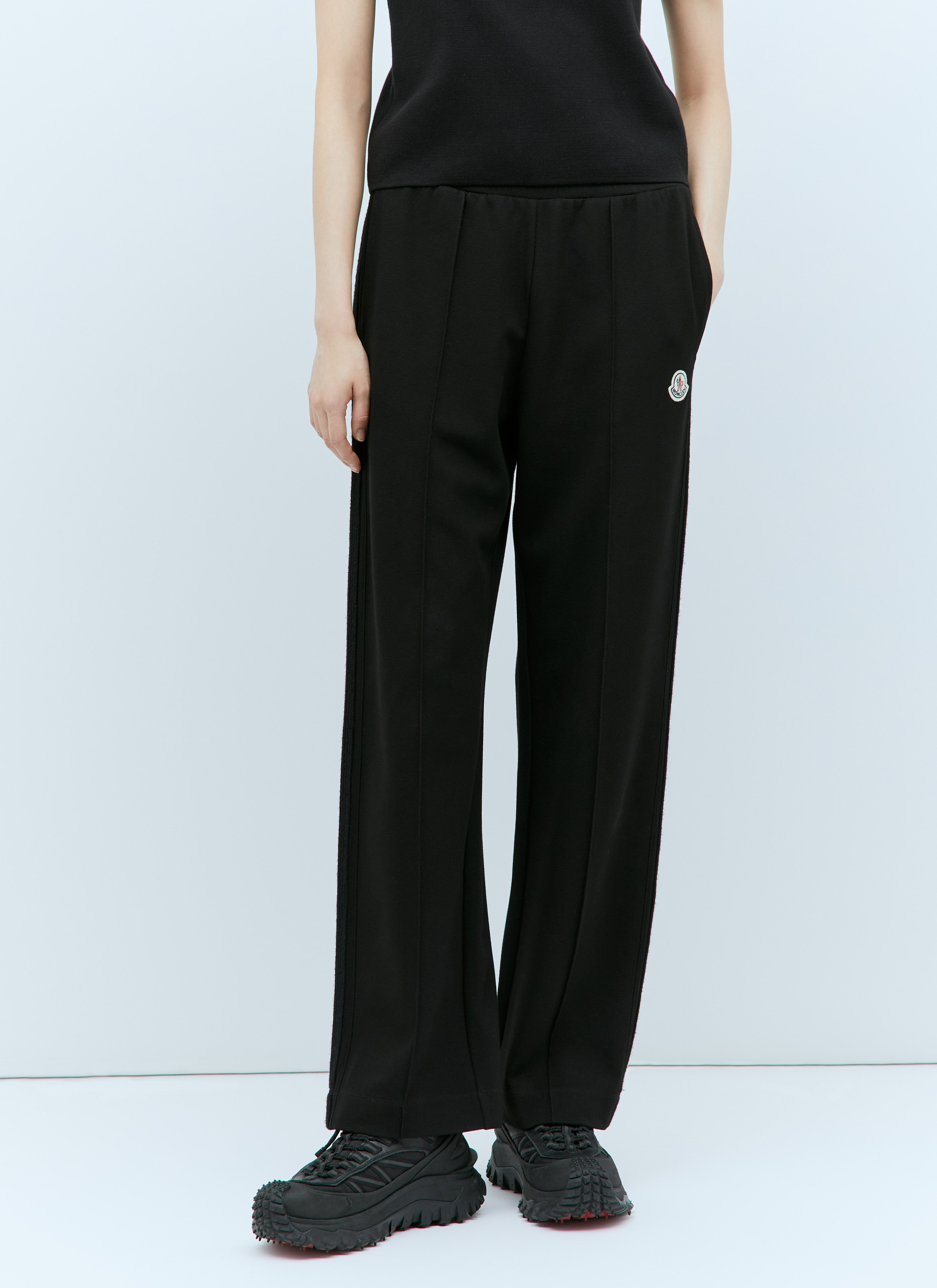 Moncler Women Logo Patch Track Pants - 1