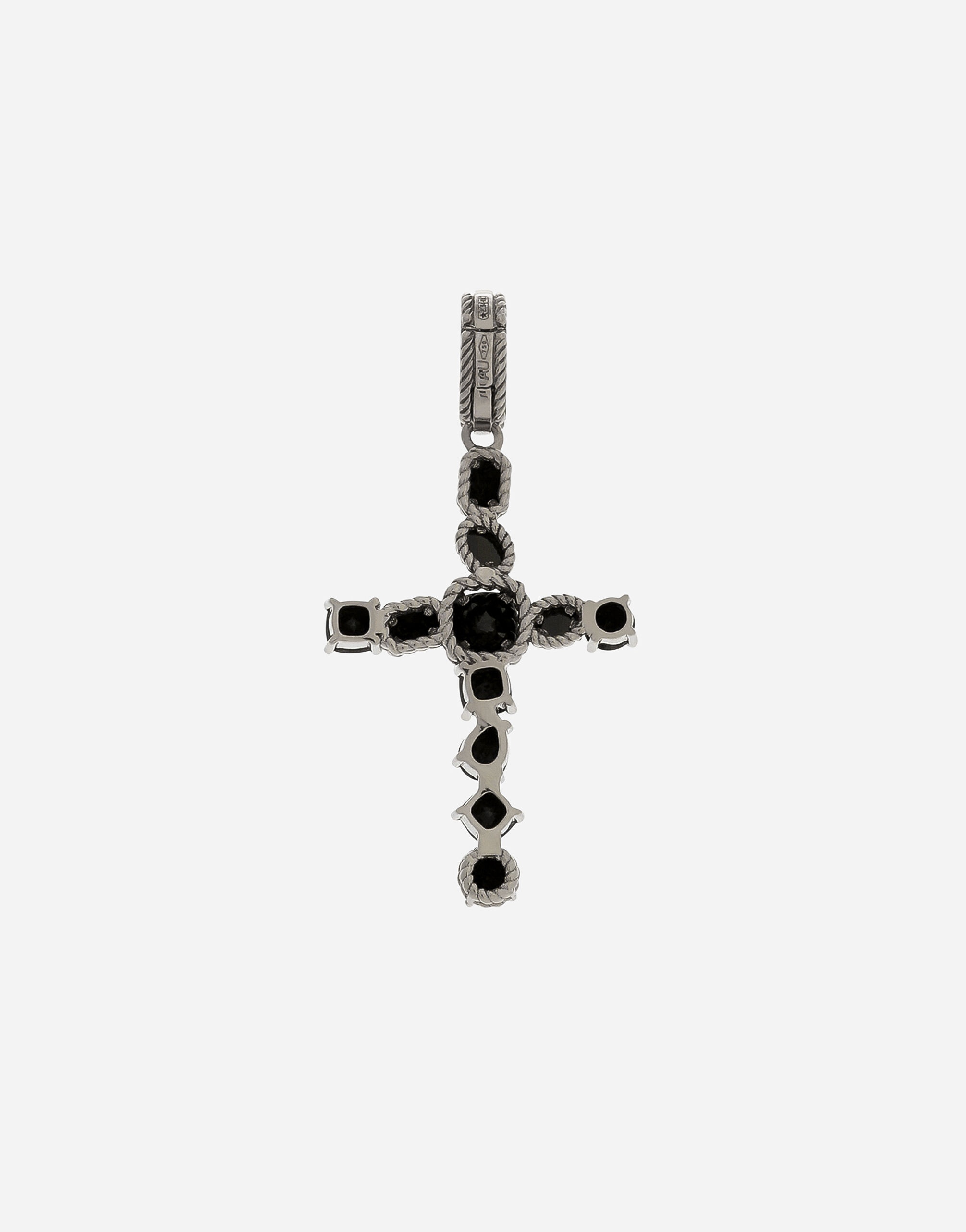 Anna Charm in white gold 18Kt and black spinels - 3