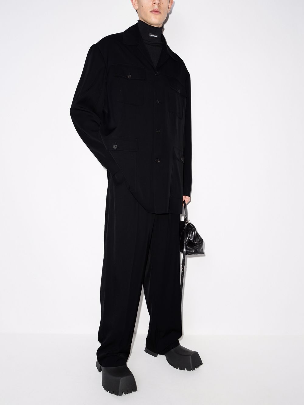 Fluid cotton trousers - 5