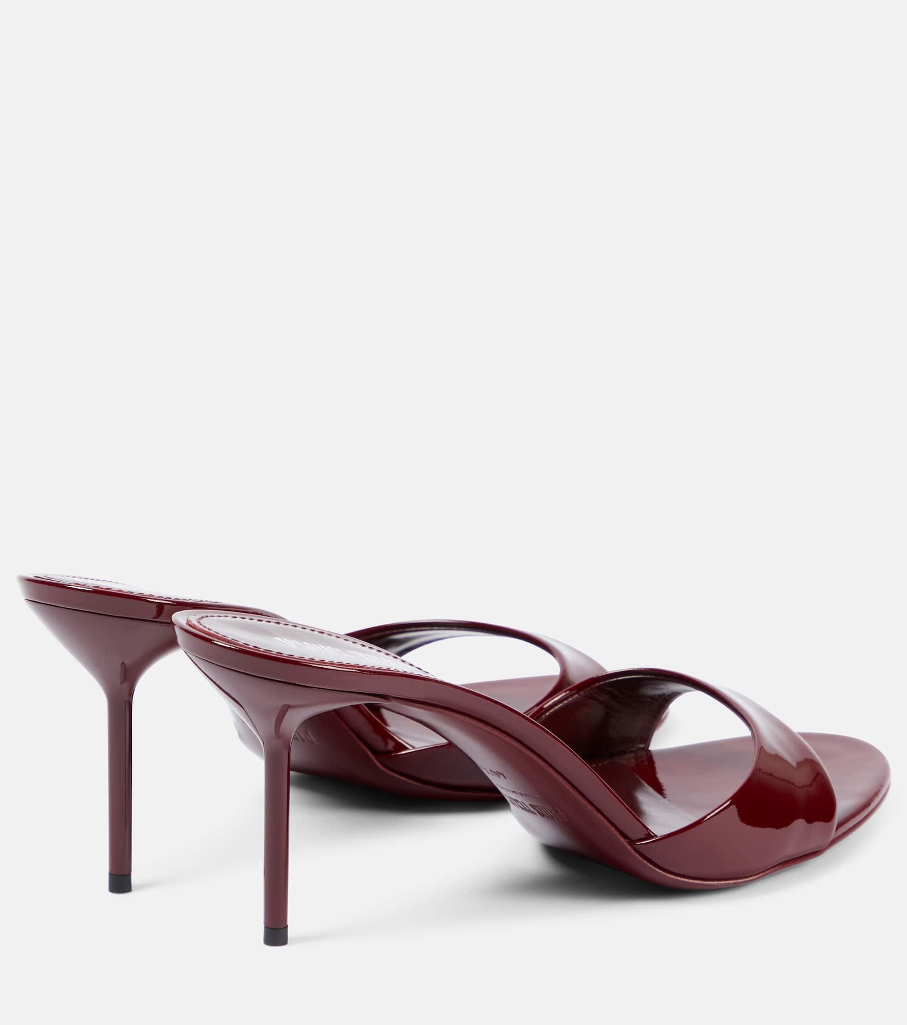 Lidia 70 patent leather mules - 2