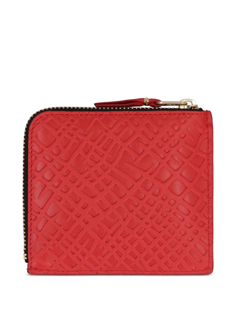embossed zip wallet - 2