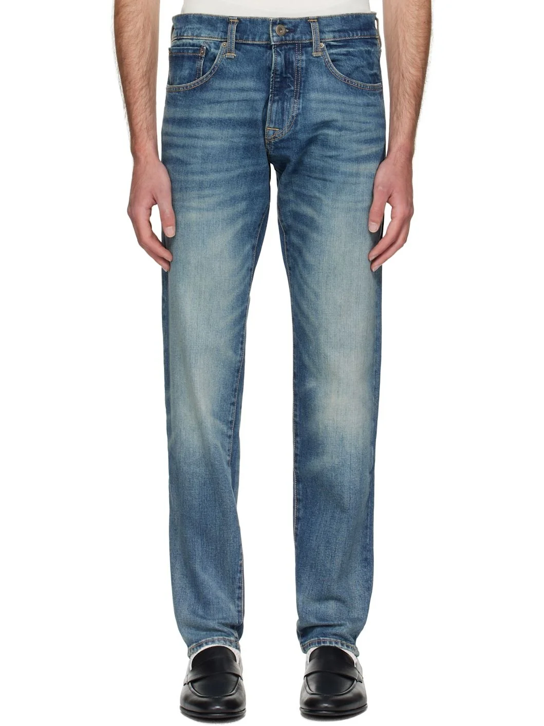 Blue BECKHAM Edition Slim-fit Jeans - 1
