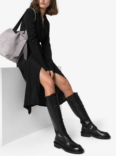 Ann Demeulemeester lace-up knee-high boots outlook