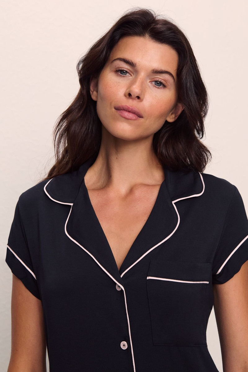 eberjey Gisele TENCEL™ Modal Short Sleeve Cropped PJ Set outlook
