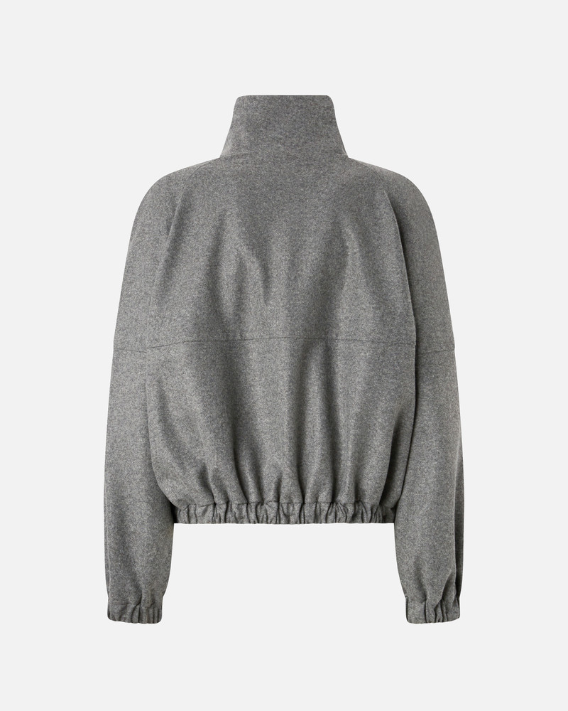 WOOL-BLEND BOMBER JACKET WITH ZIP 6