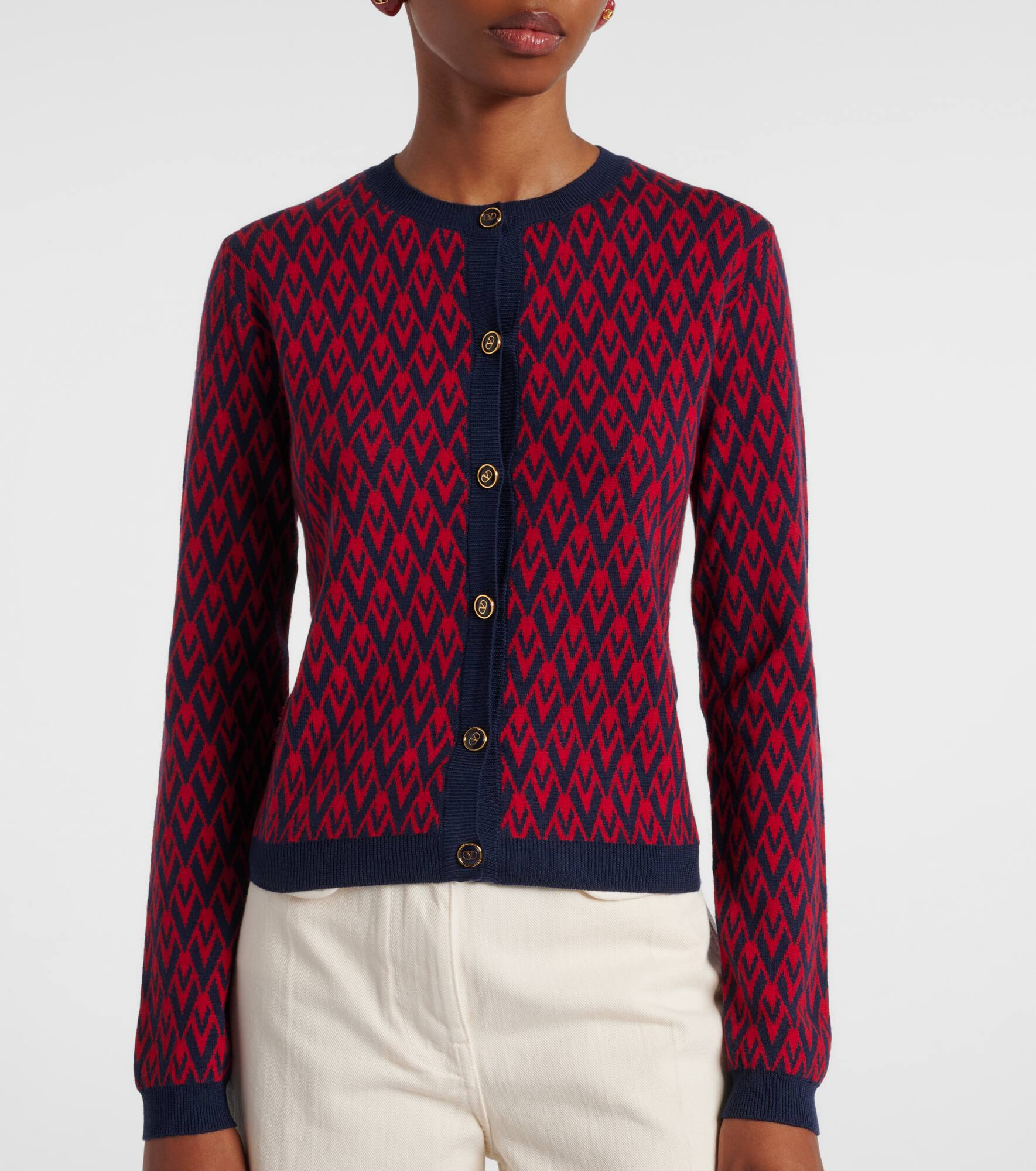 Virgin wool cardigan - 6