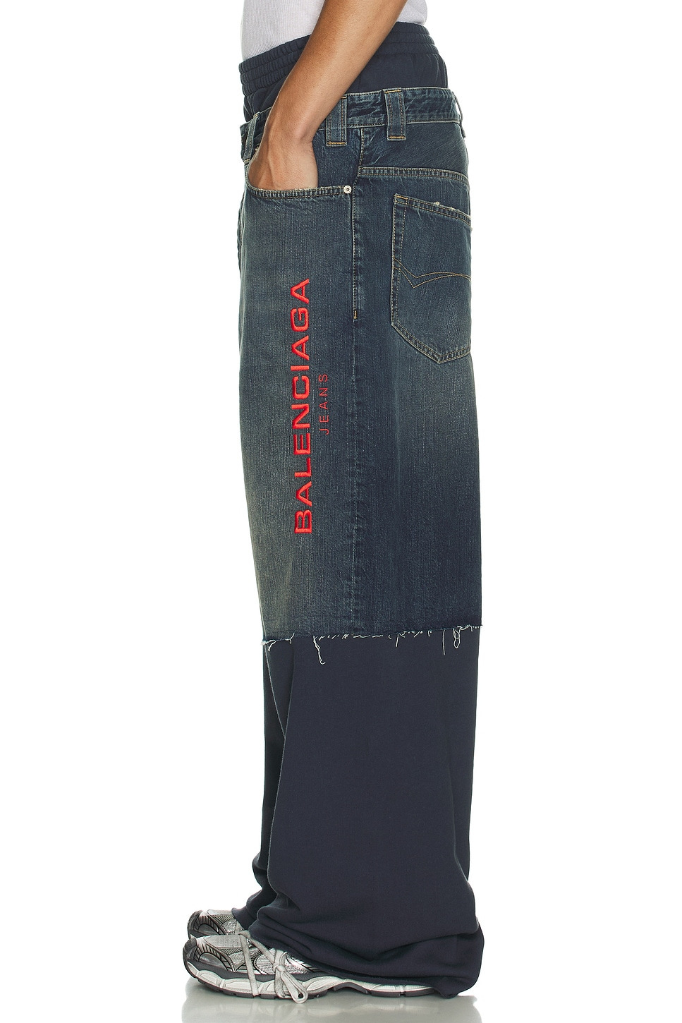 Patched Molleton Pants - 4