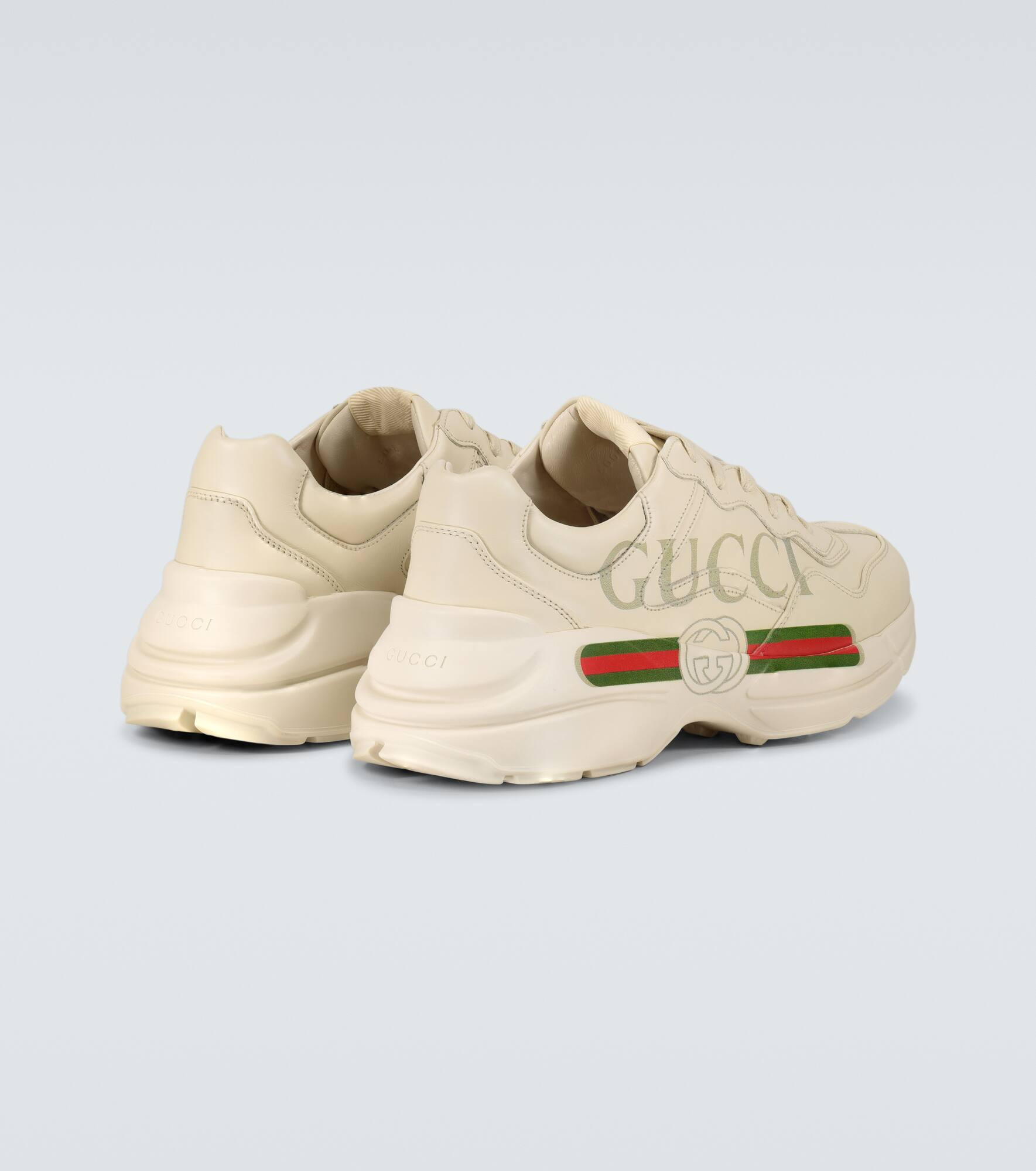 Rhyton leather sneakers - 5