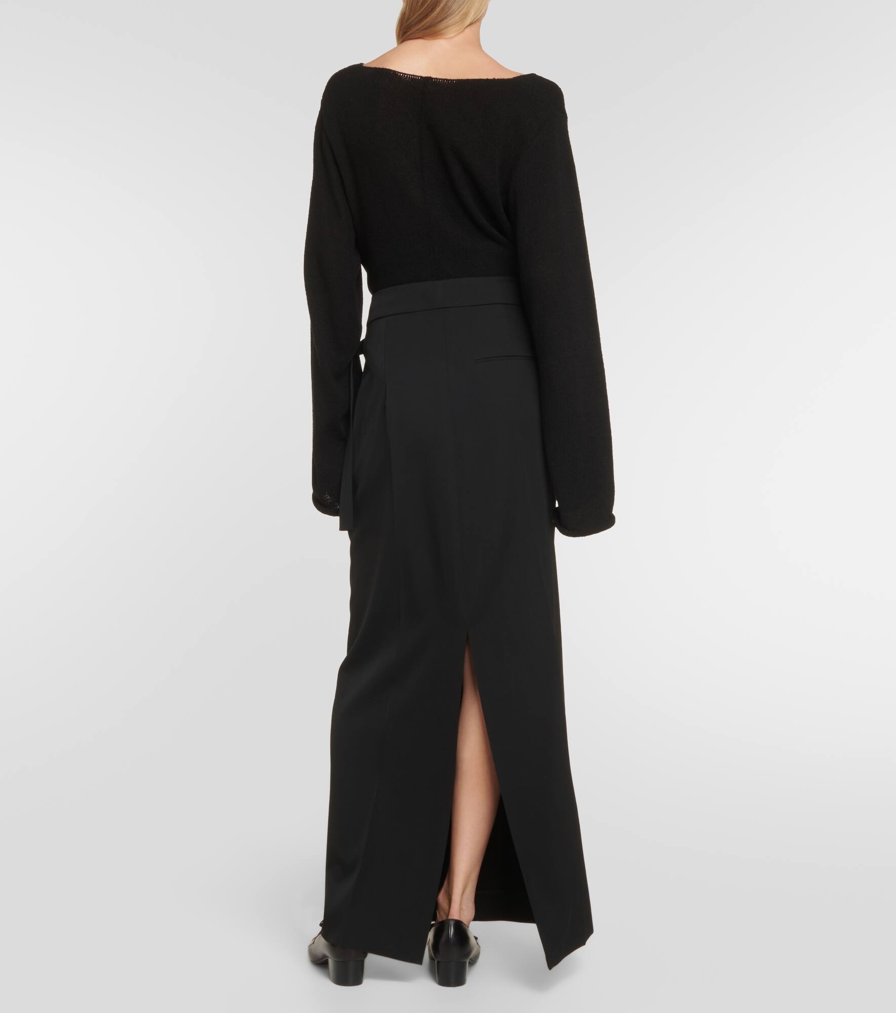 Trevy wool maxi skirt - 3