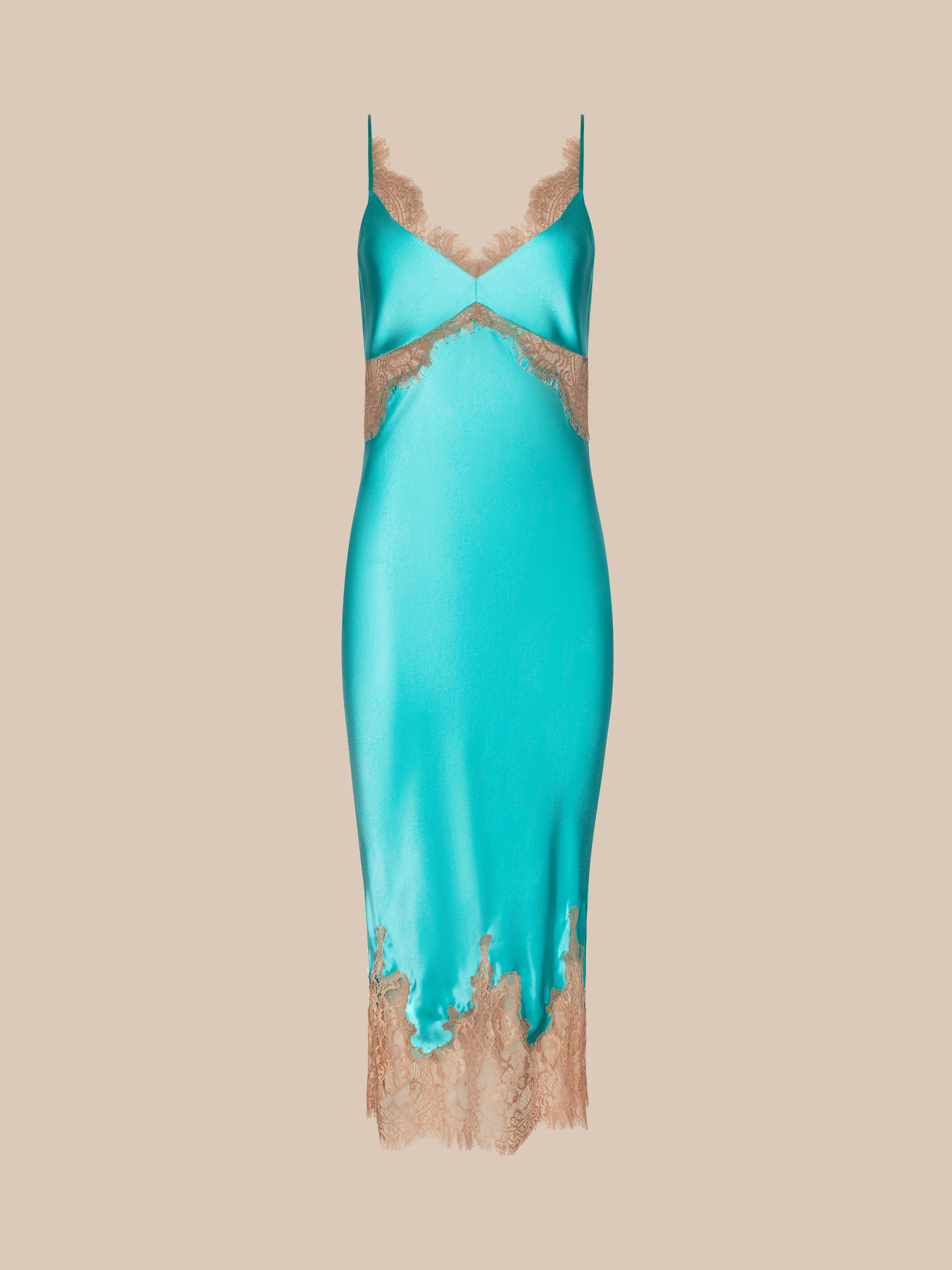 Scotly Silk Lace Dress - 1