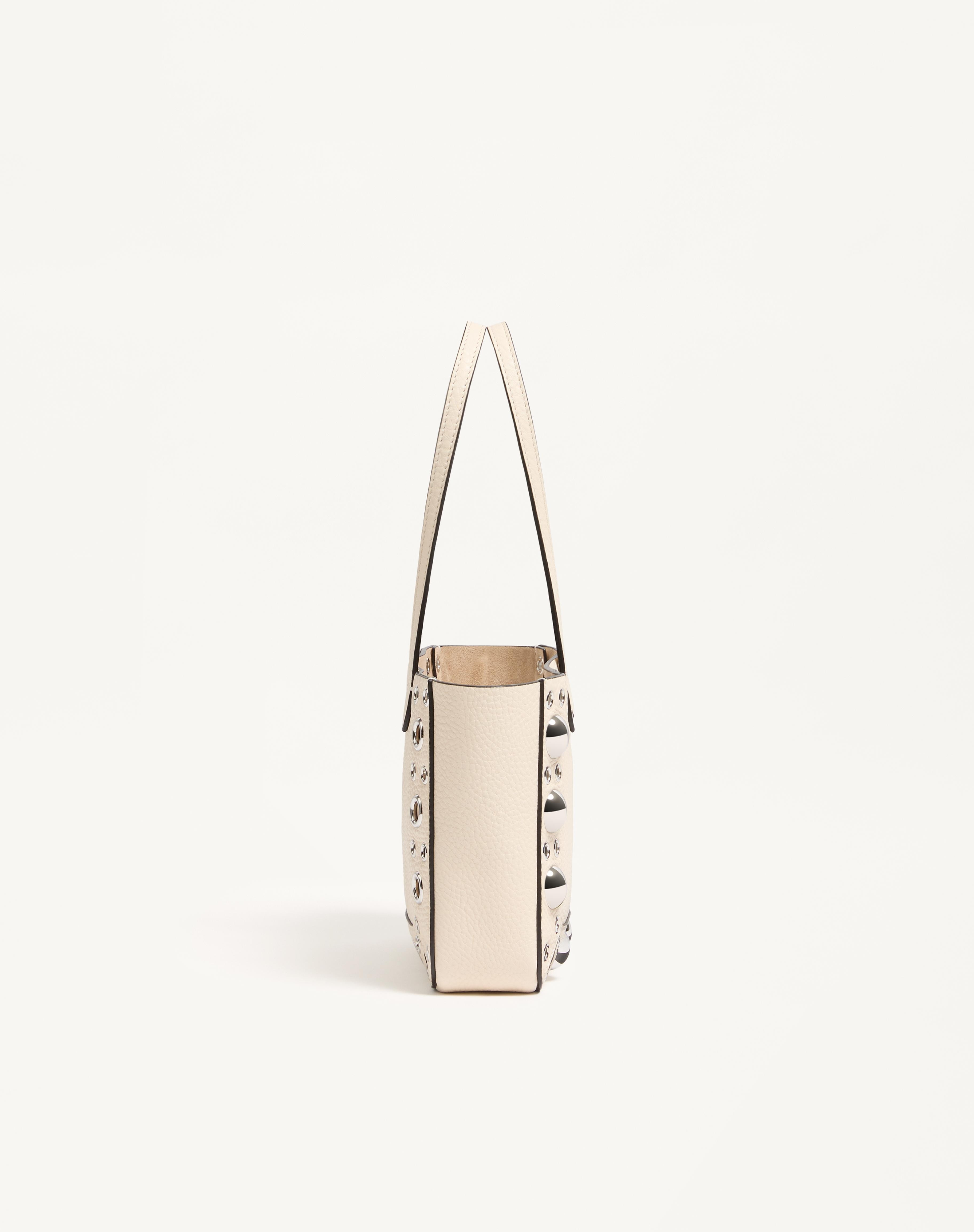 VALENTINO GARAVANI NELLCÔTE MINI SHOPPING BAG IN GRAINY CALFSKIN - 4