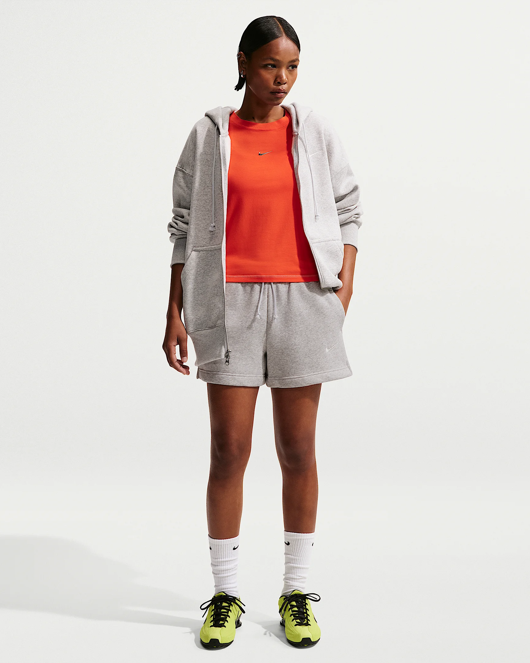 Nike Sportswear Phoenix Fleece Women's Mid-Rise 4" Shorts - 1