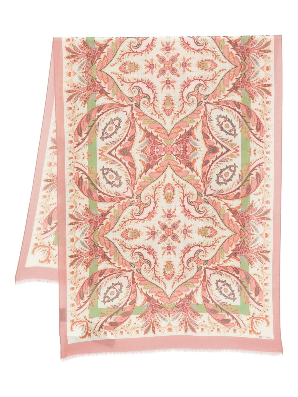 graphic-print scarf - 1