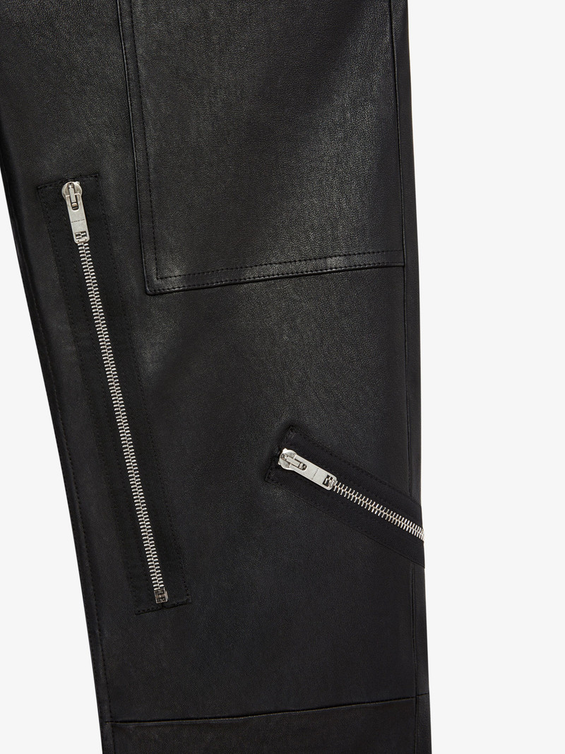SLIM FIT PANTS IN NAPPA LEATHER 6