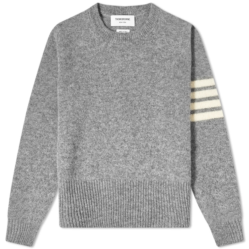 Thom Browne 4 Bar Shetland Crew Knit - 1