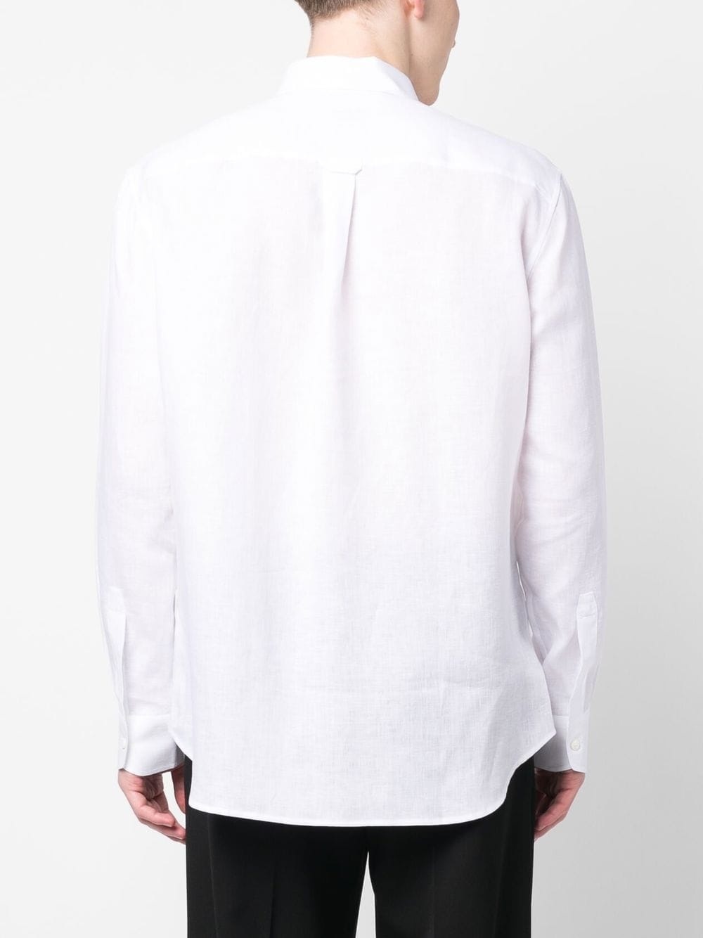 linen button-up shirt - 4
