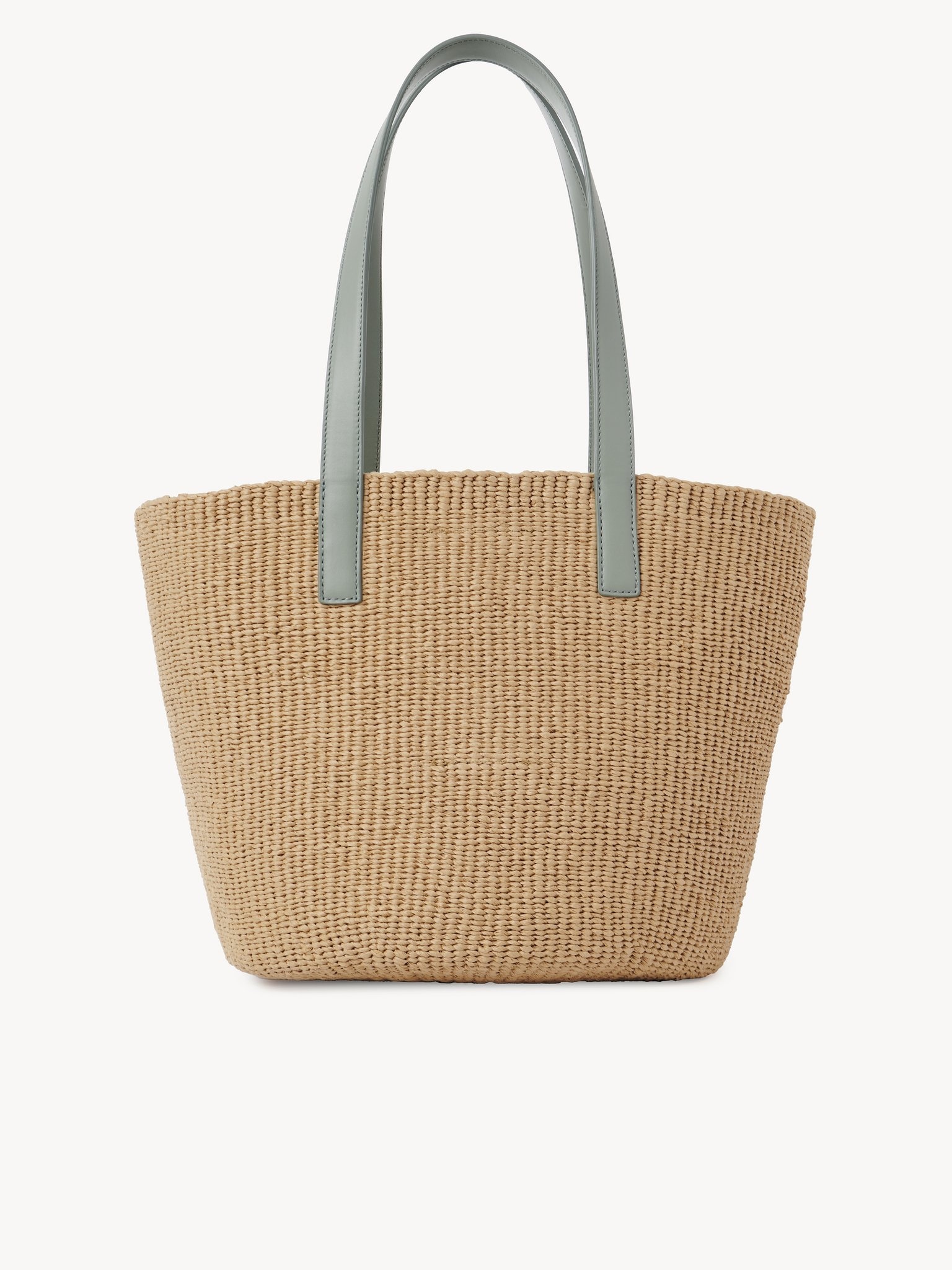 LARGE HORSE MEDAL BASKET IN NATURAL FIBERS - 4