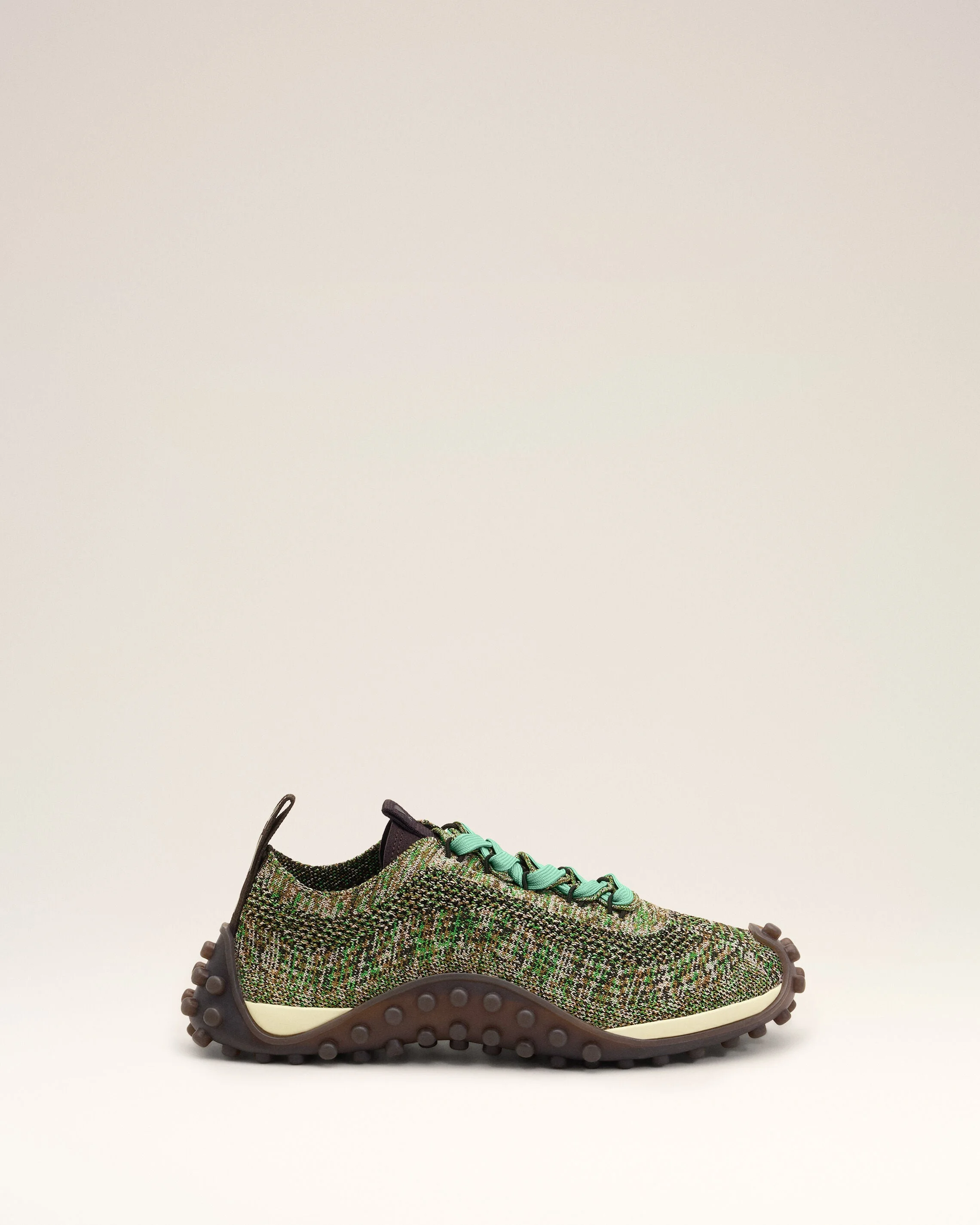 GREEN KNIT MIRAGE SNEAKERS - 1