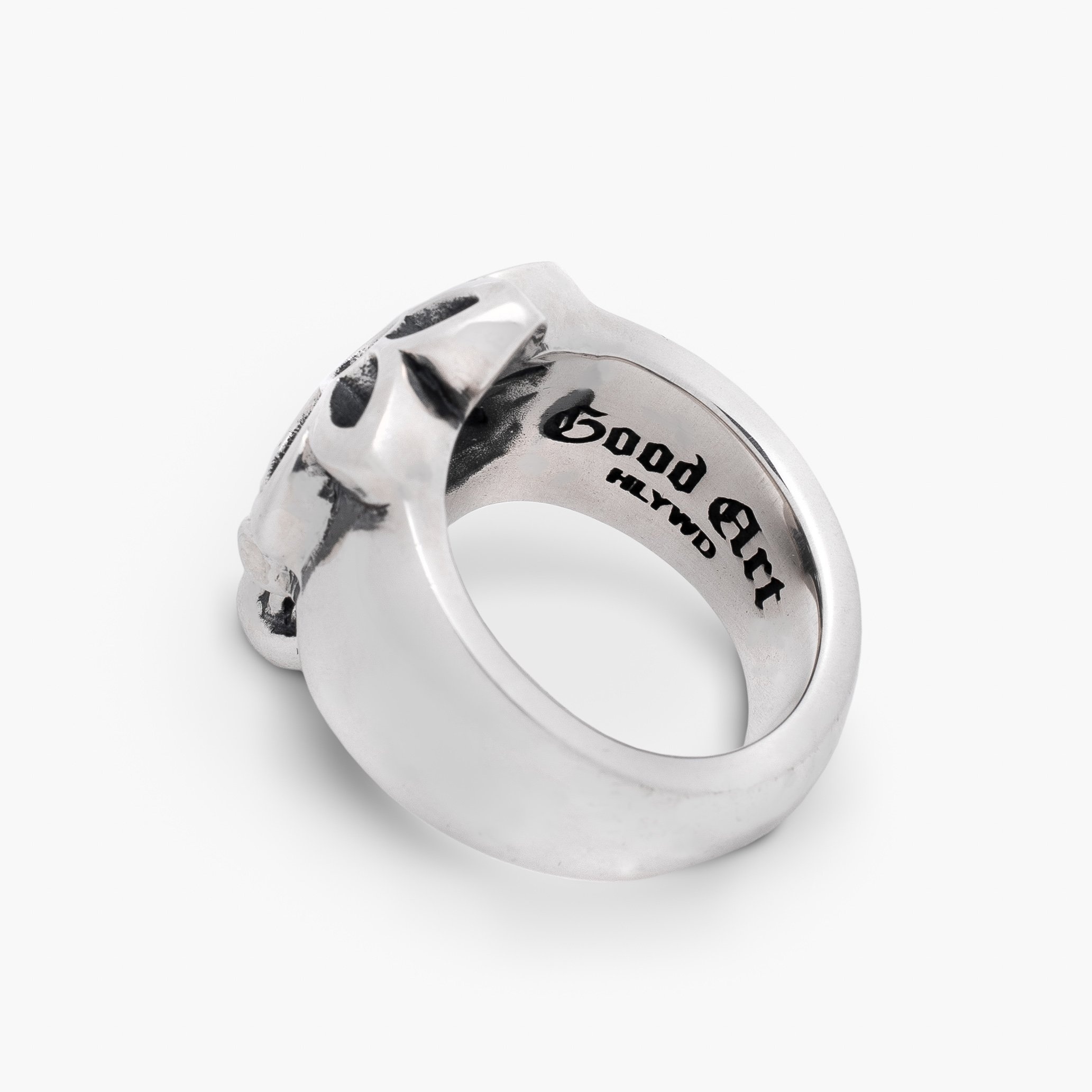 RS-SYR-N GOOD ART HLYWD Steal Your Rosette Ring - Sterling Silver - 5