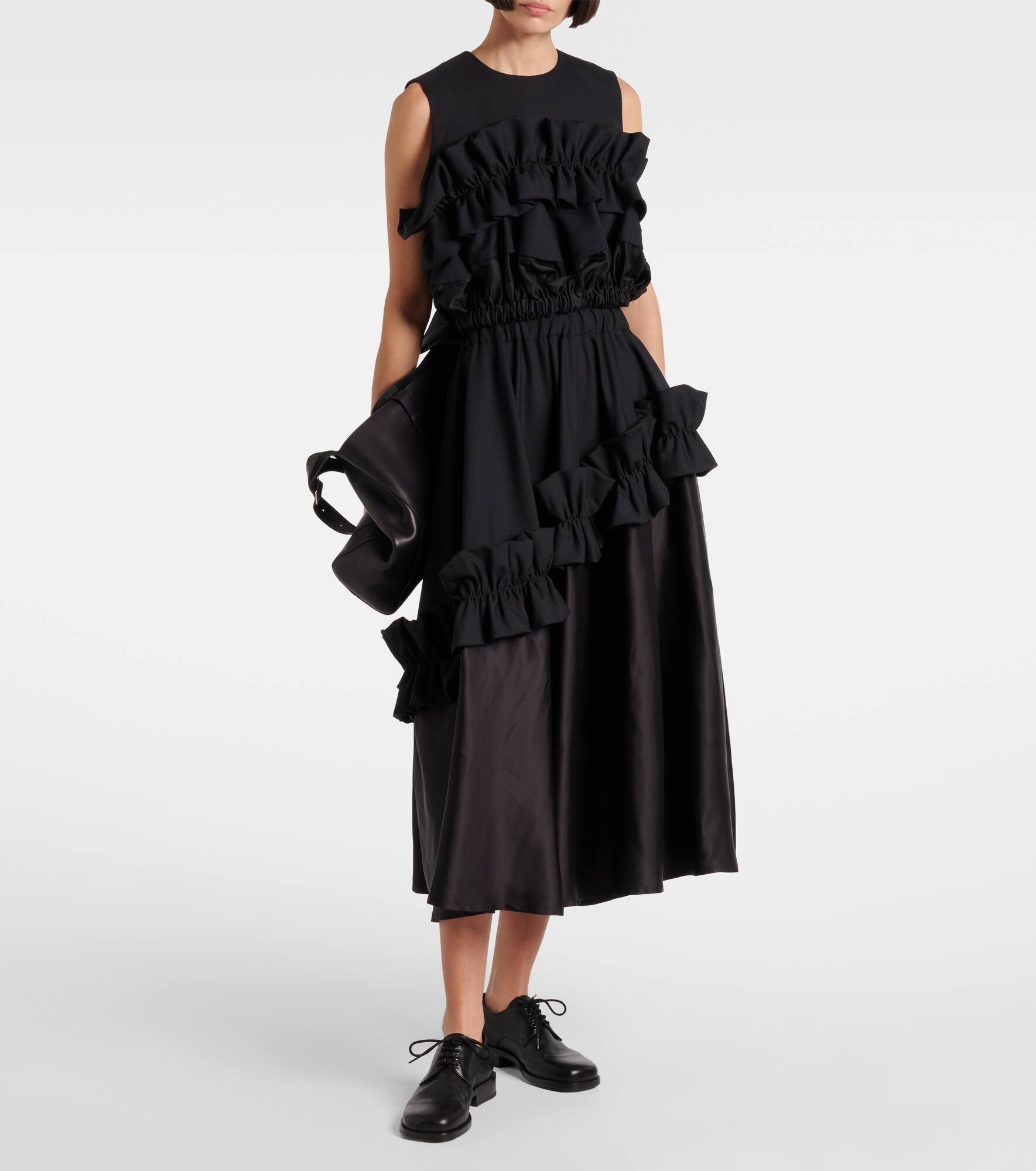 Ruffled wool top - 2