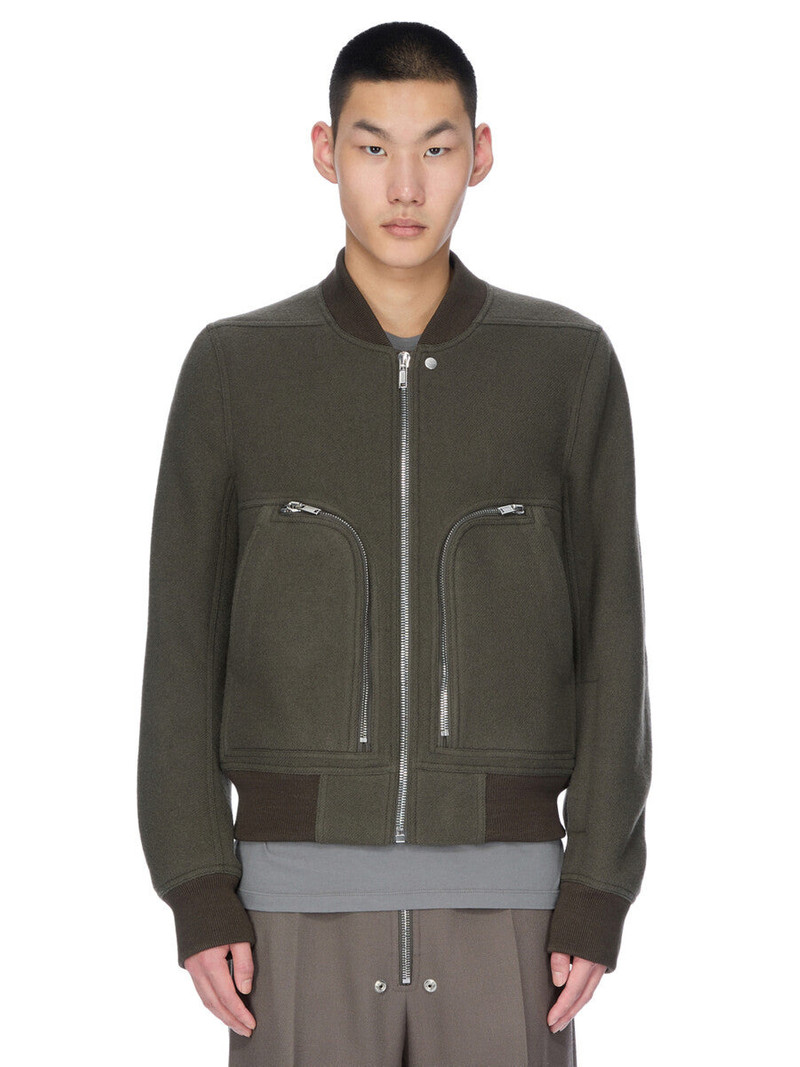 Bauhaus Virgin Wool-Felt Jacket Green 1