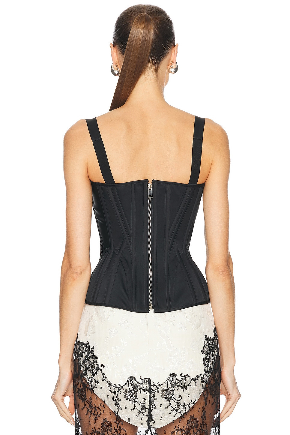 Zip Up Wasp Corest Top - 3