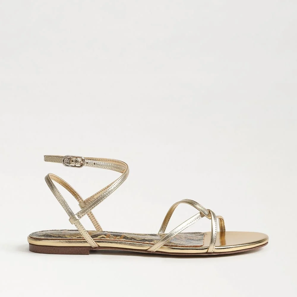 Ellina Strappy Flat Sandal - 1
