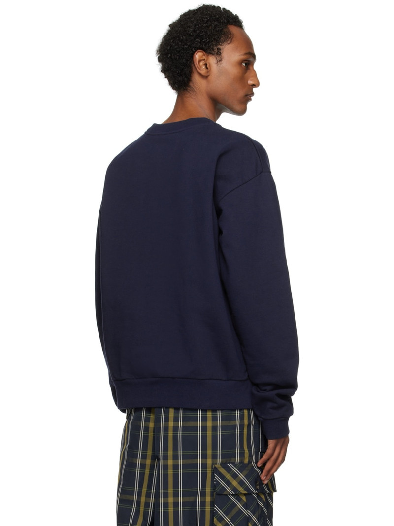 Navy Oversized Sweatshirt 3