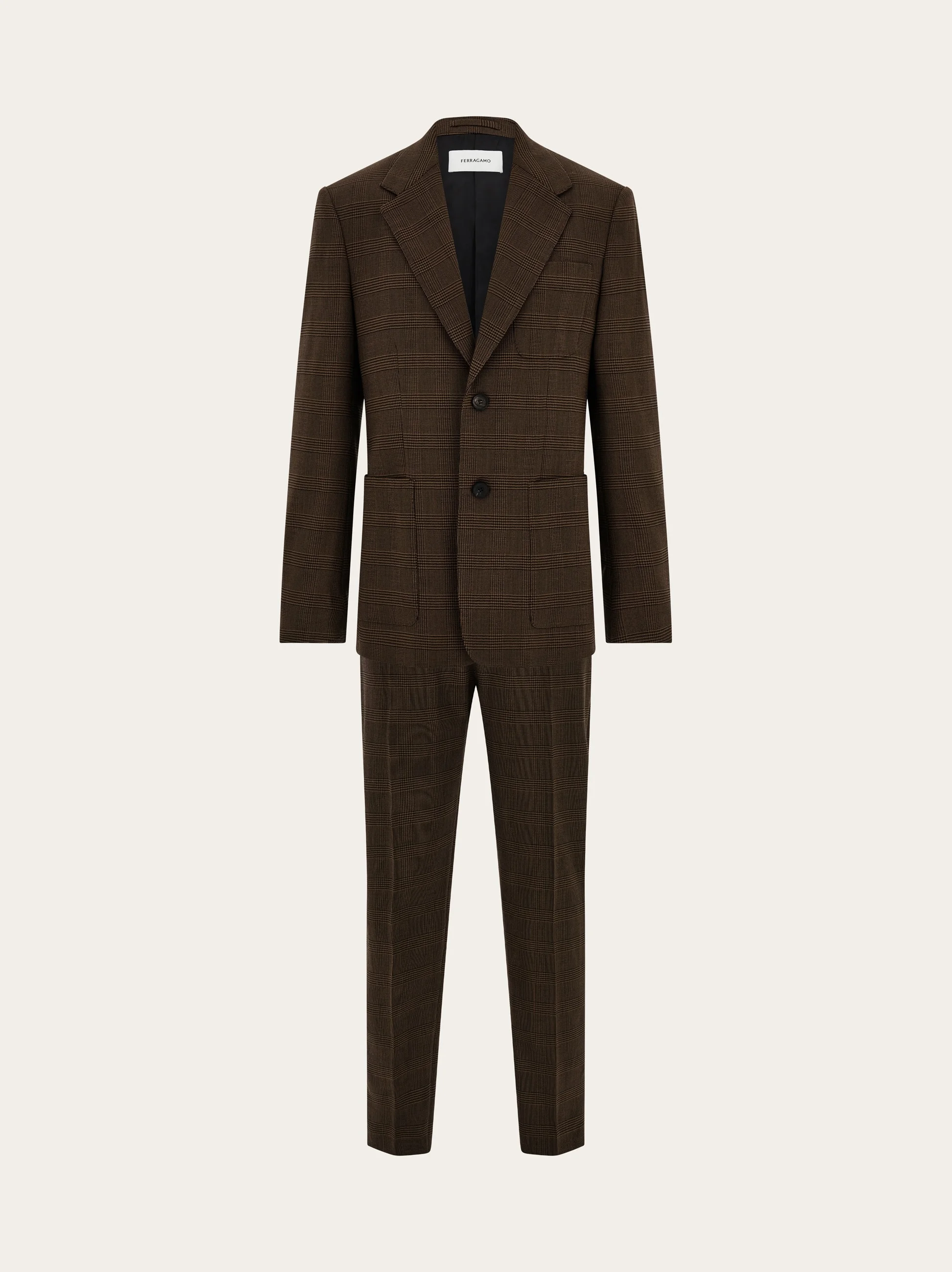 Wool pinstripe suit - 1
