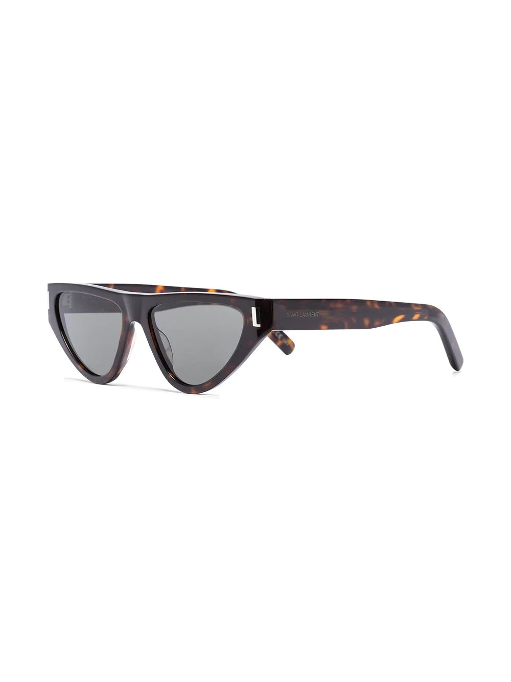 triangle-frame tortoiseshell sunglasses - 3