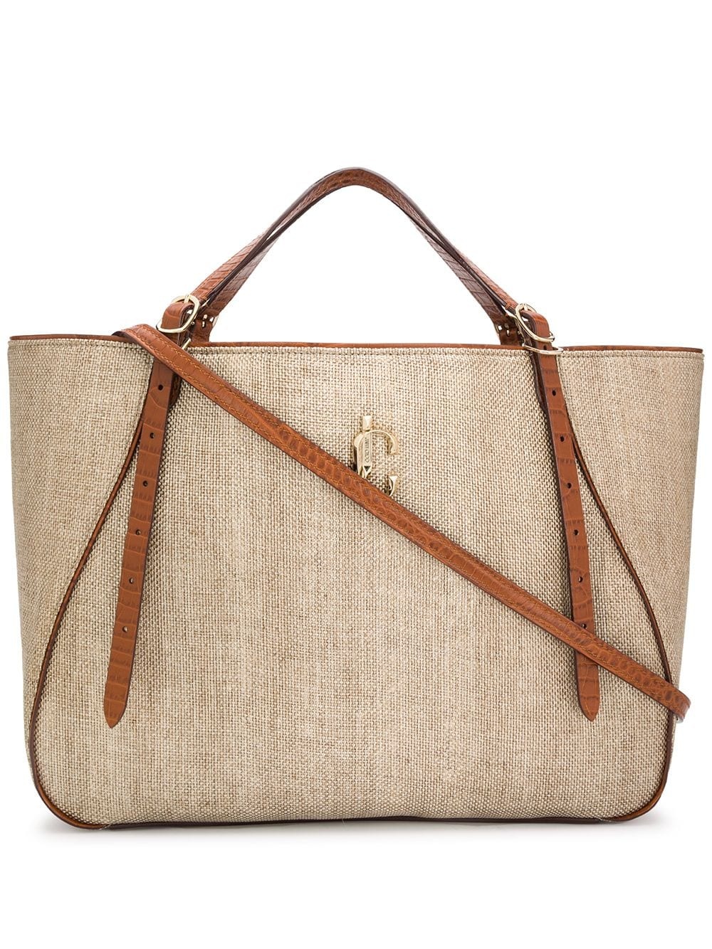 large raffia Varenne tote - 1