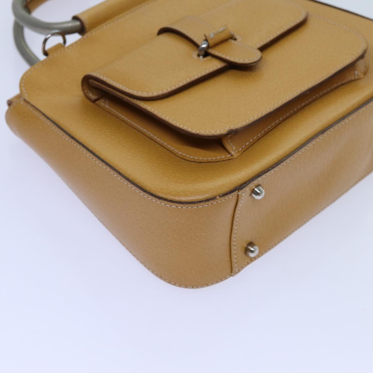 GUCCI Hand Bag Leather Brown - 15