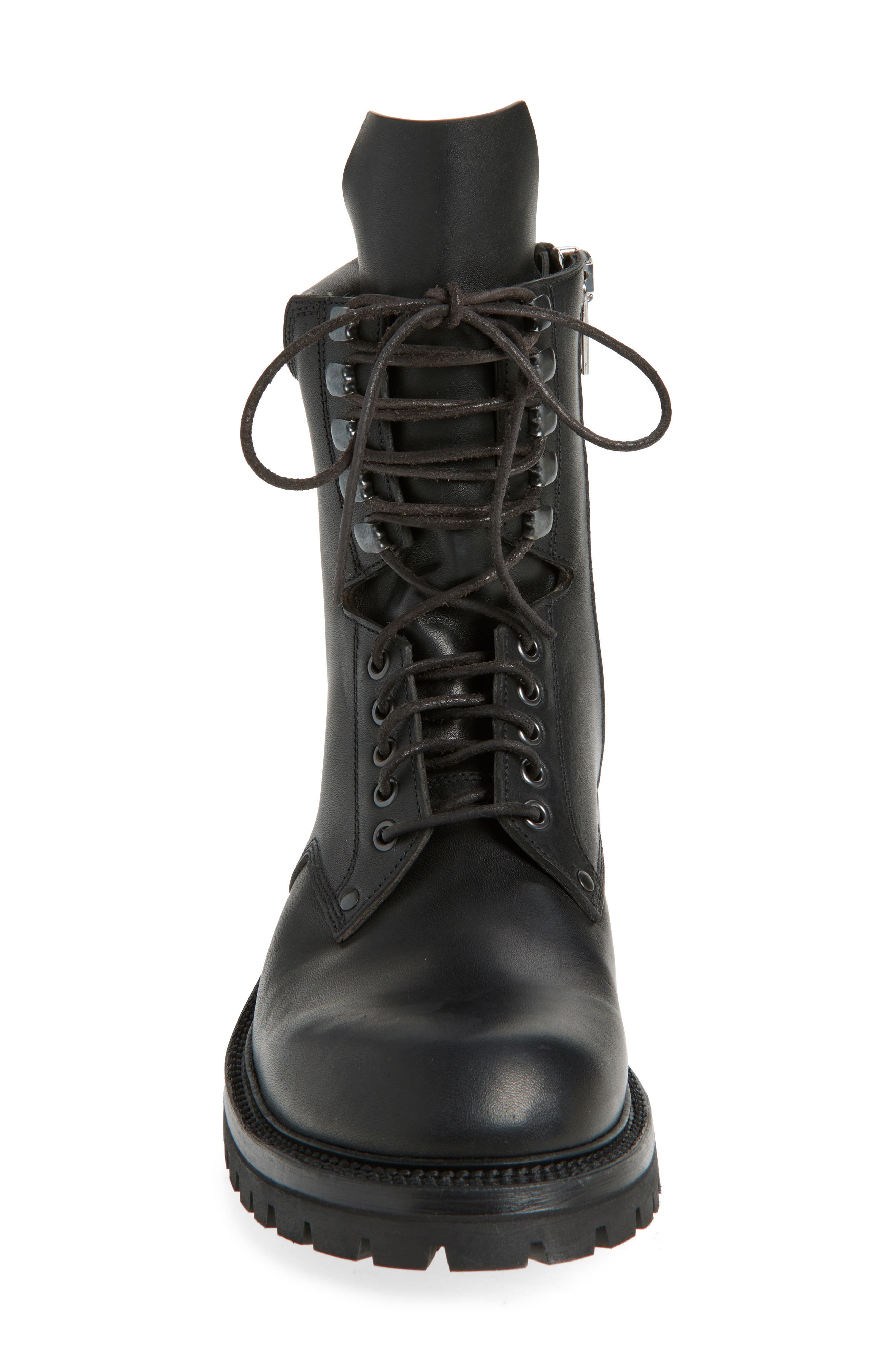 Rick Owens Army Lace-Up Boot in Black at Nordstrom - 4