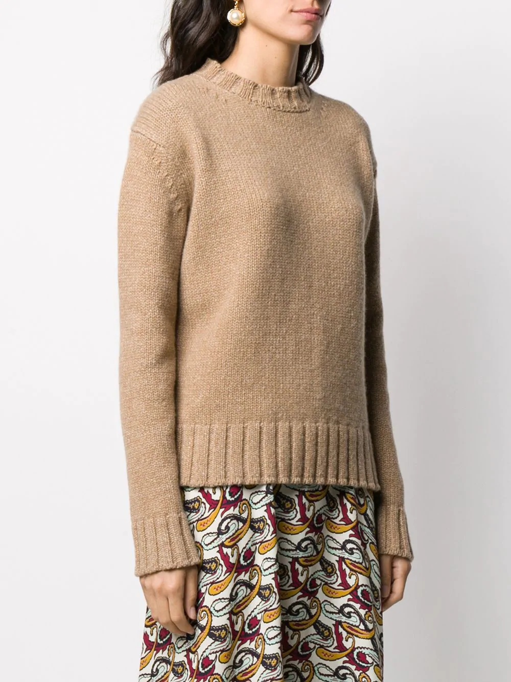 chunky-knit wool jumper - 3