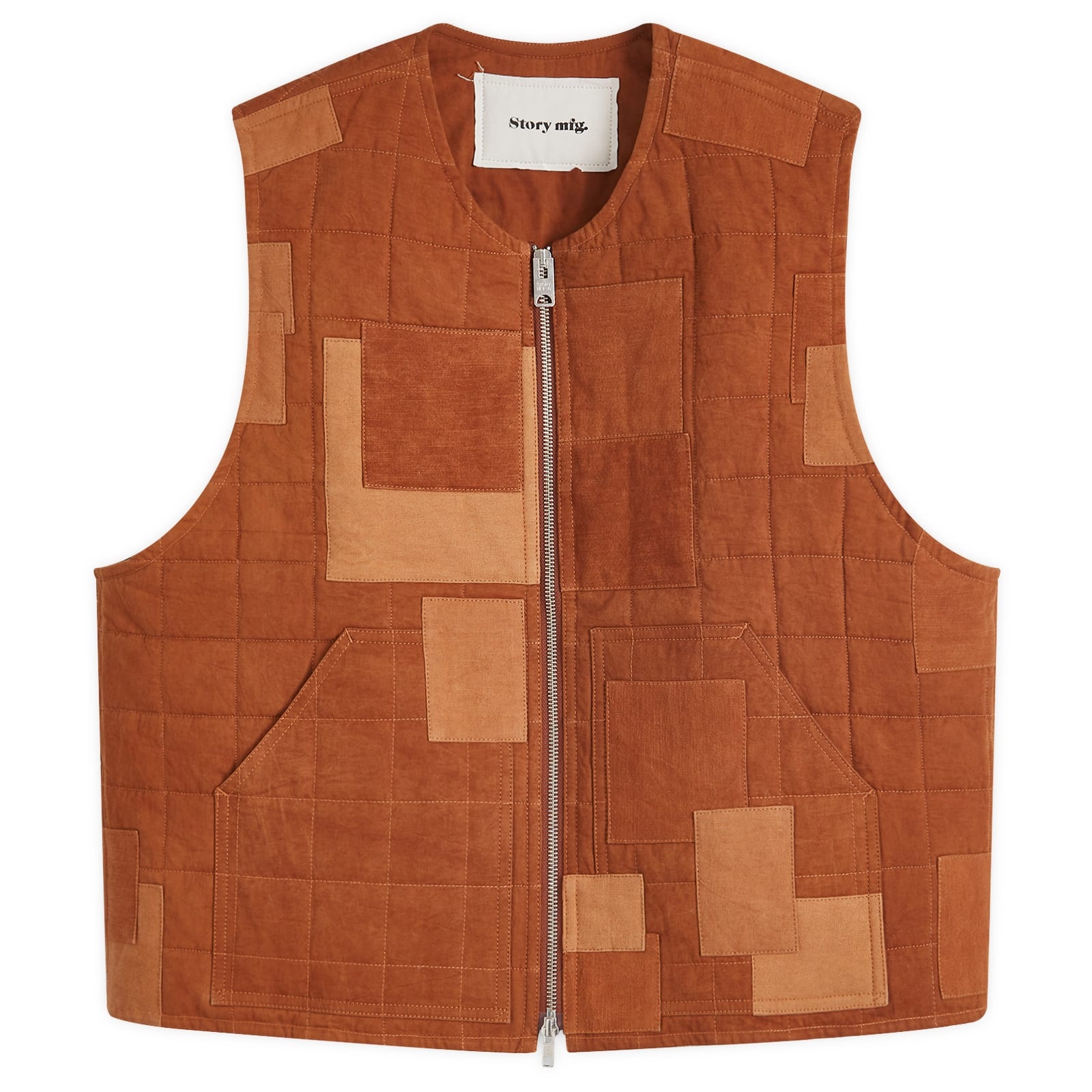 Story mfg. Patchwork Saturn Vest - 1