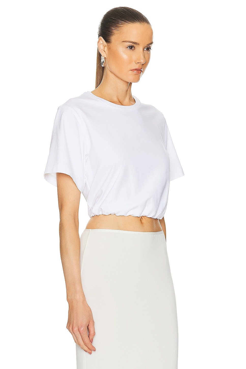 Jojo Short Sleeve Cropped T-shirt - 2